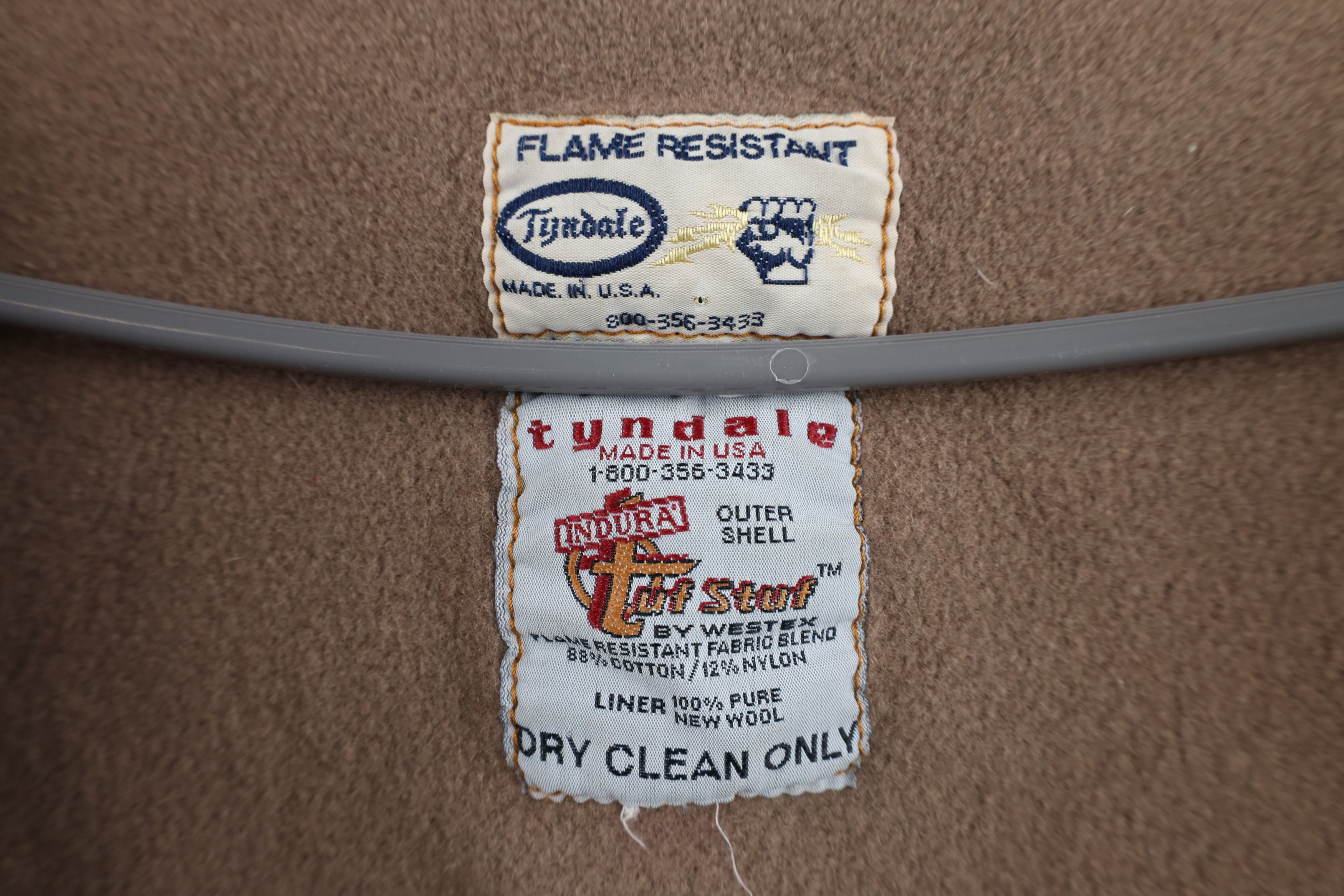 Vintage Vintage 90s Tyndale FR Wool Lined Hooded Canvas Jacket USA Size US XXL / EU 58 / 5 - 10 Thumbnail