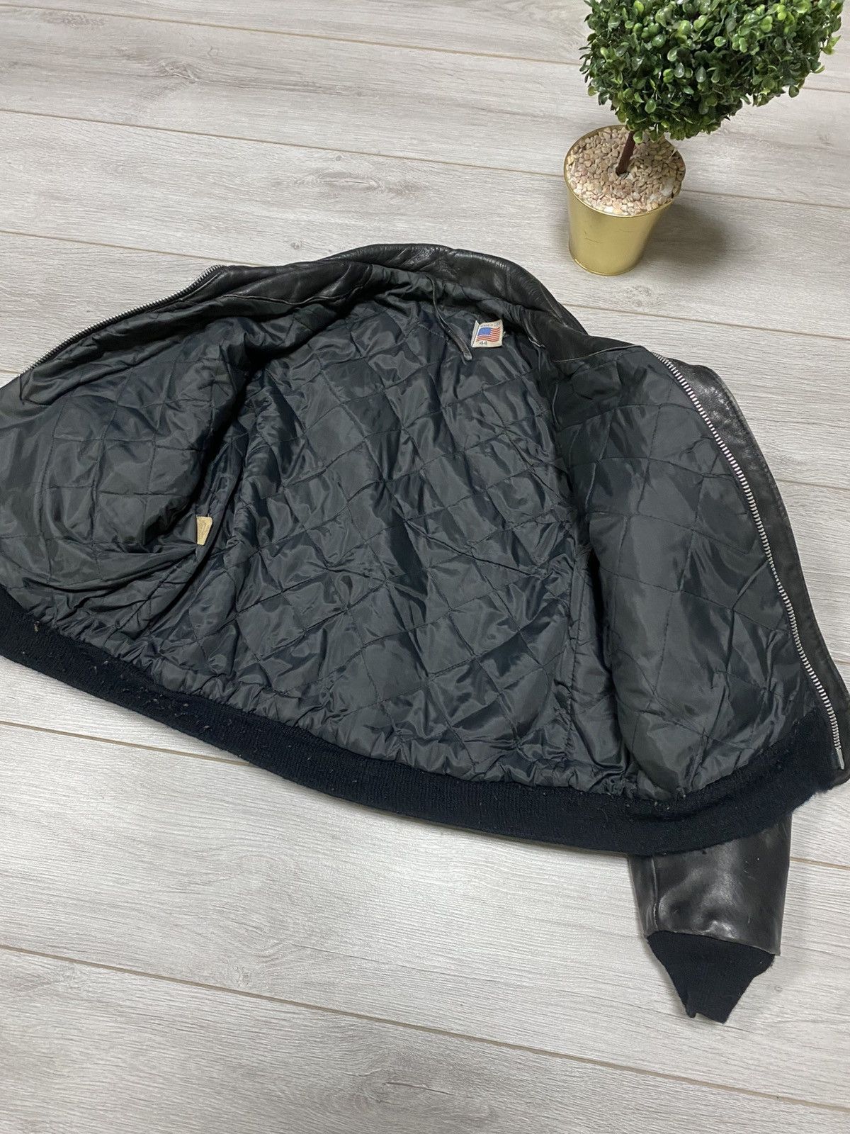 Schott Schott Perfect USA vintage leather jacket 90s Size US S / EU 44-46 / 1 - 10 Thumbnail