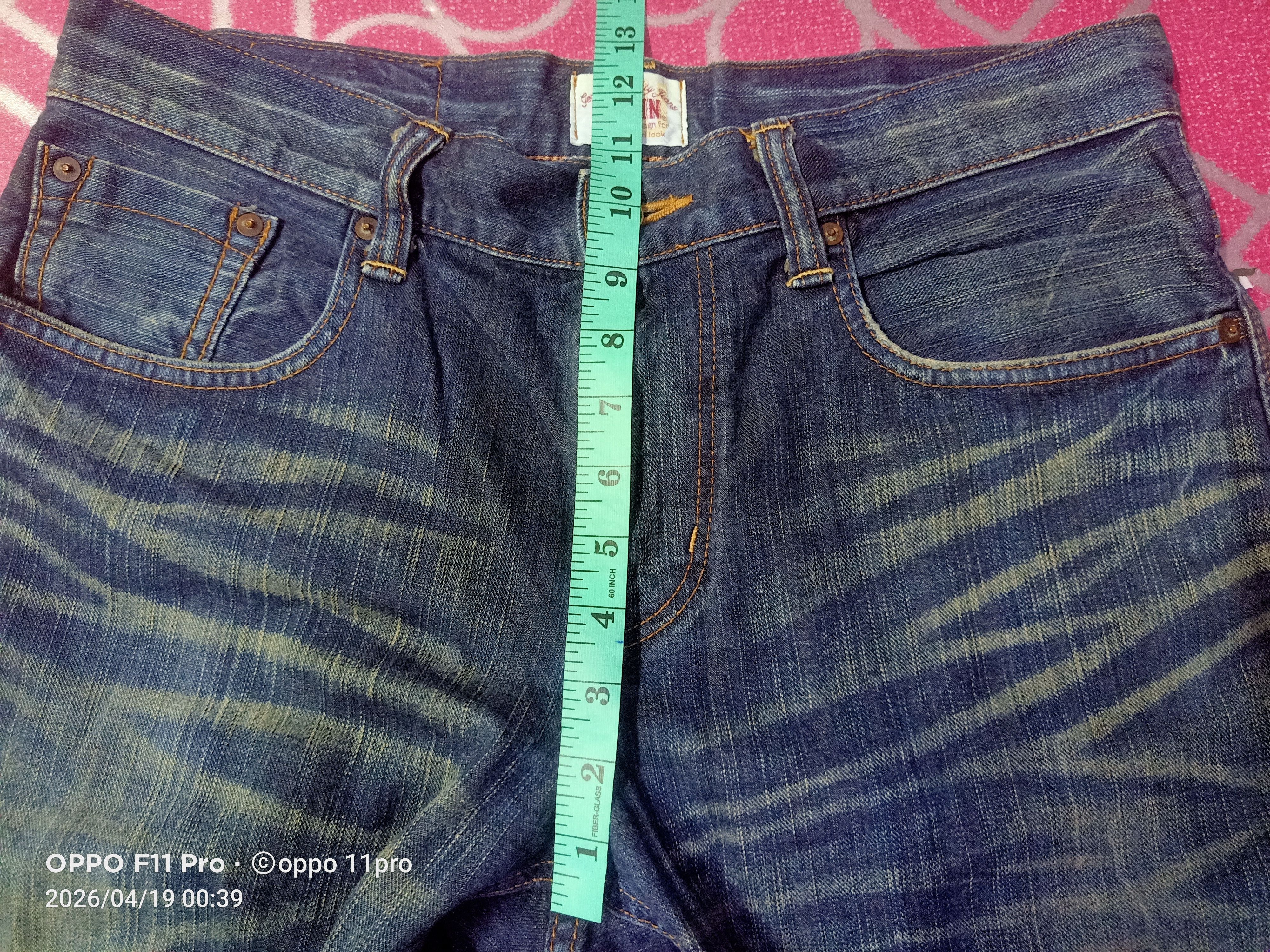 Japanese Brand 💥Vintage Edwin 404XV Flare Denim Men 💥 Size US 34 / EU 50 - 11 Thumbnail