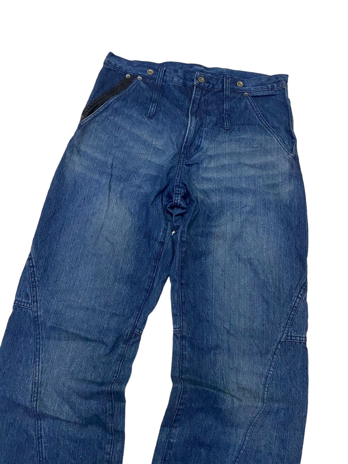 PPFM 💥Avant Garde PPFM Indigo Blue Cargo Pant Size US 33 - 4 Thumbnail