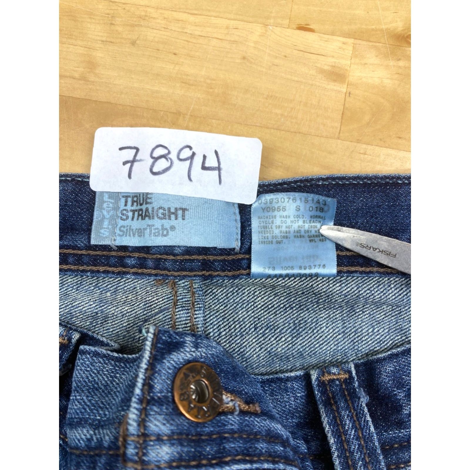 Levi's VINTAGE Levi's Silvertab Denim Jeans Mens 38x30 Blue Y2k Straight Loose Baggy 90s Straight Jeans Mens Size US 38 / EU 54 - 5 Thumbnail