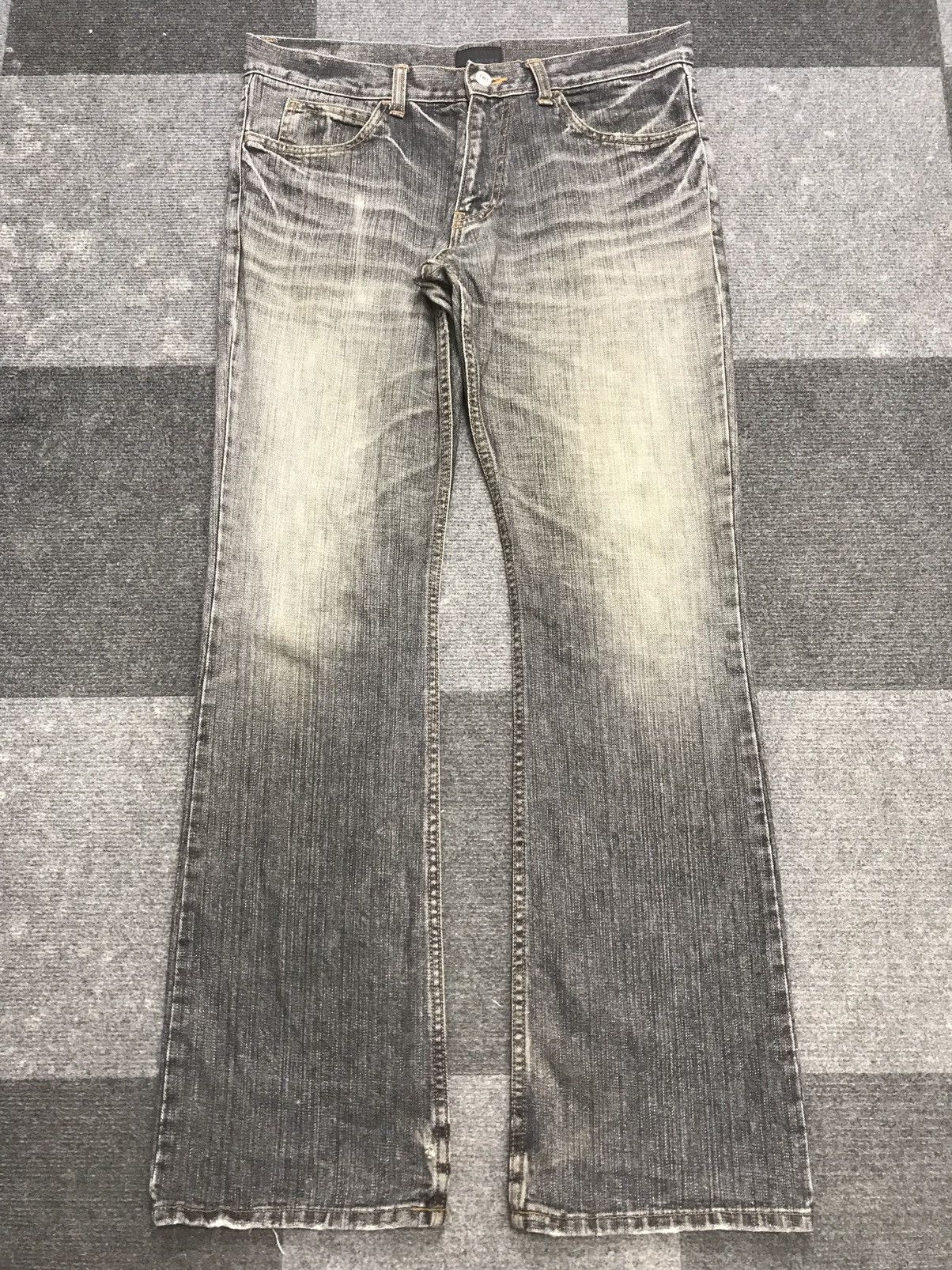 Beams Plus 💥FLARE💥BEAMS JAPAN BLACK WASH DENIM F304 Size US 32 / EU 48 - 3 Thumbnail