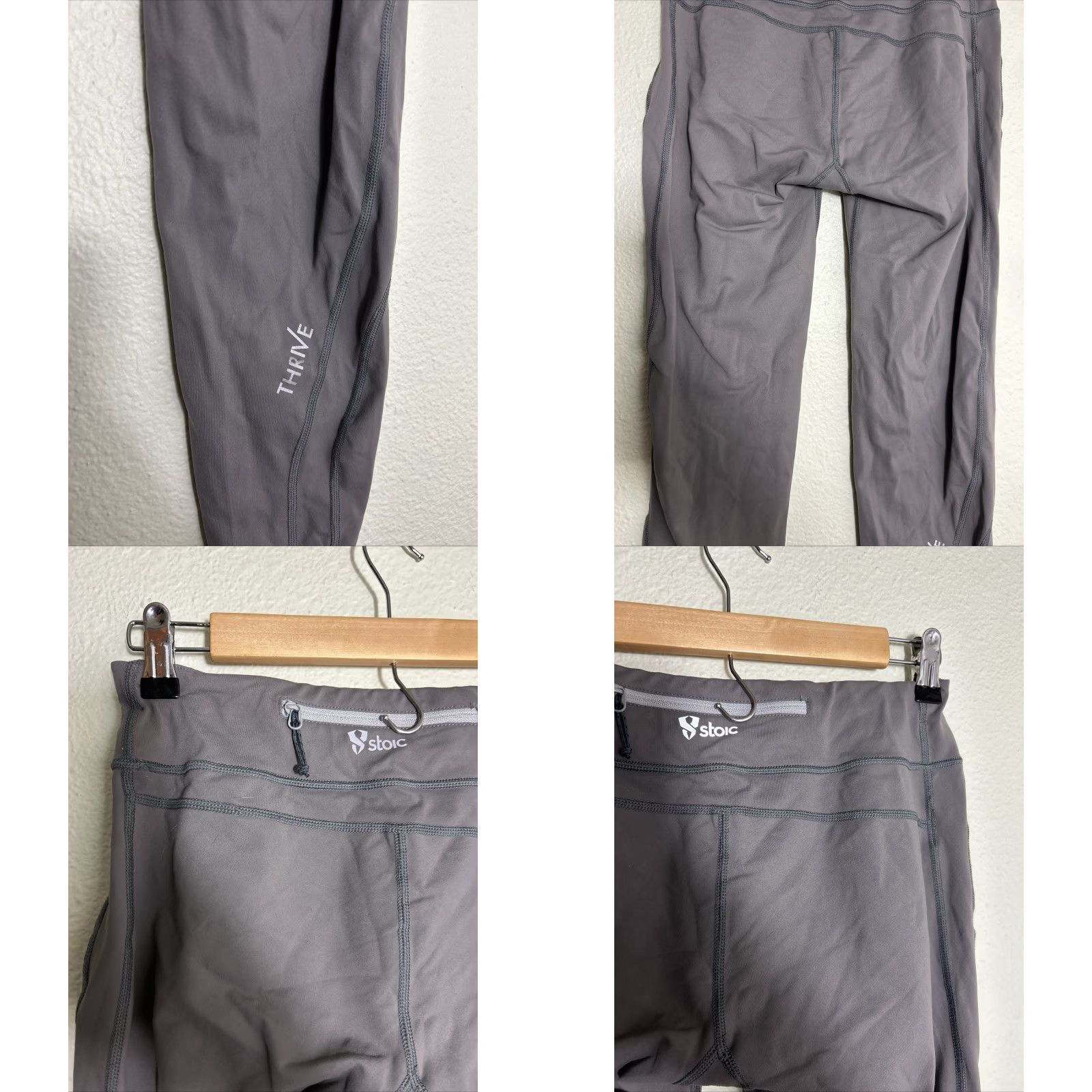 Stoic Stoic Gray Yoga Pants Jogger Pockets Womens Small Slim Regular 28x29 Activewear Size 28" / US 6 / IT 42 - 8 Thumbnail