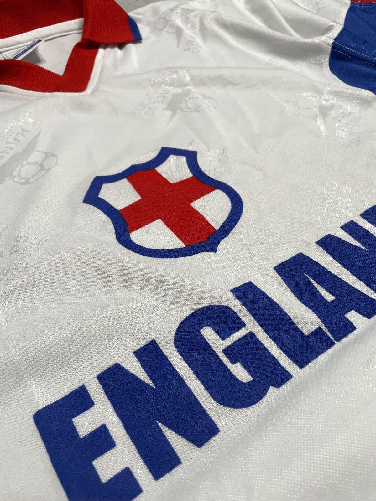 Vintage Vintage White Jersey England 1998 World Cup Size US L / EU 52-54 / 3 - 4 Thumbnail