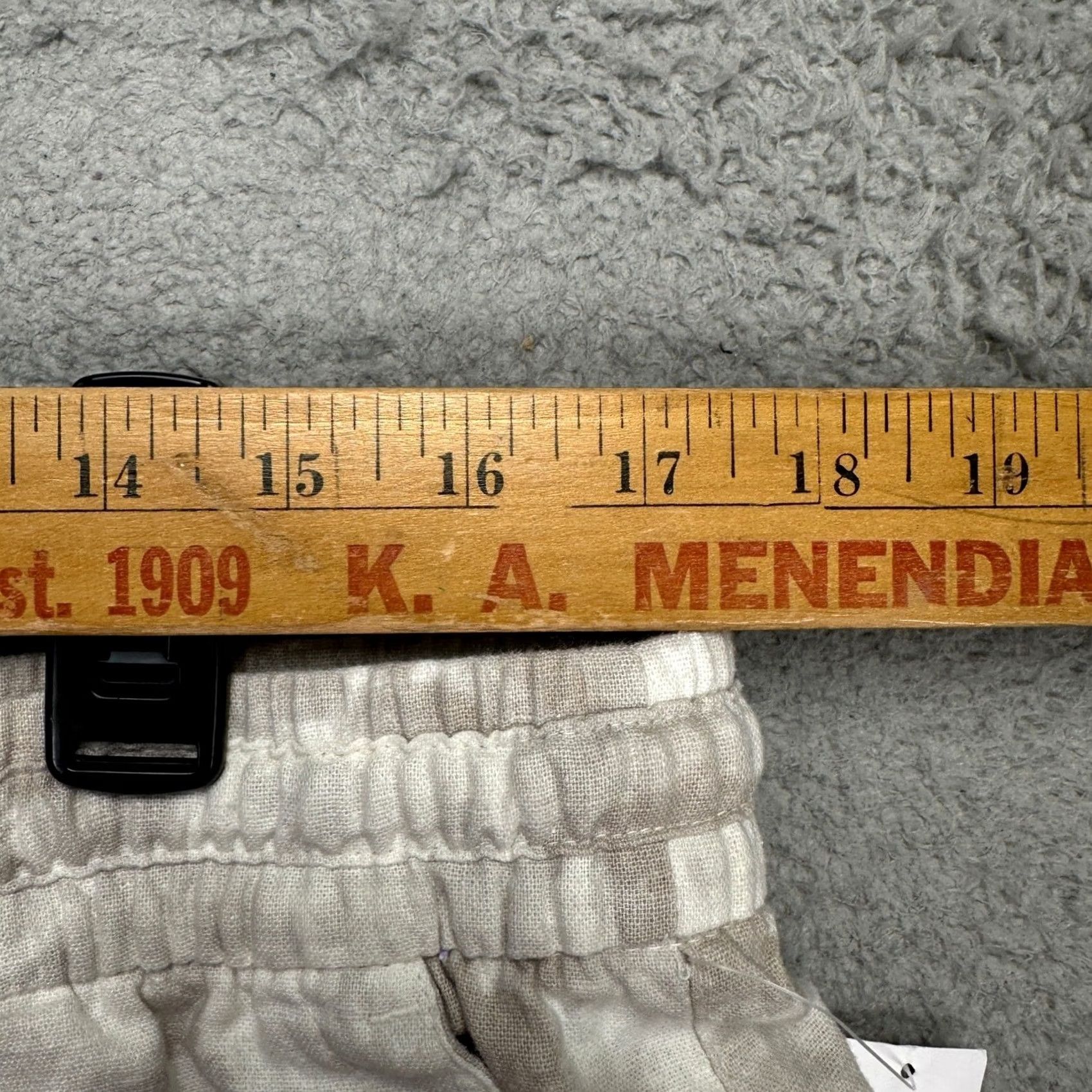 Old Navy Old Navy Womens Pull On Shorts Large Tan White Tie-Dye Casual Linen Blend NEW Size 36" / US 14 / IT 50 - 5 Thumbnail