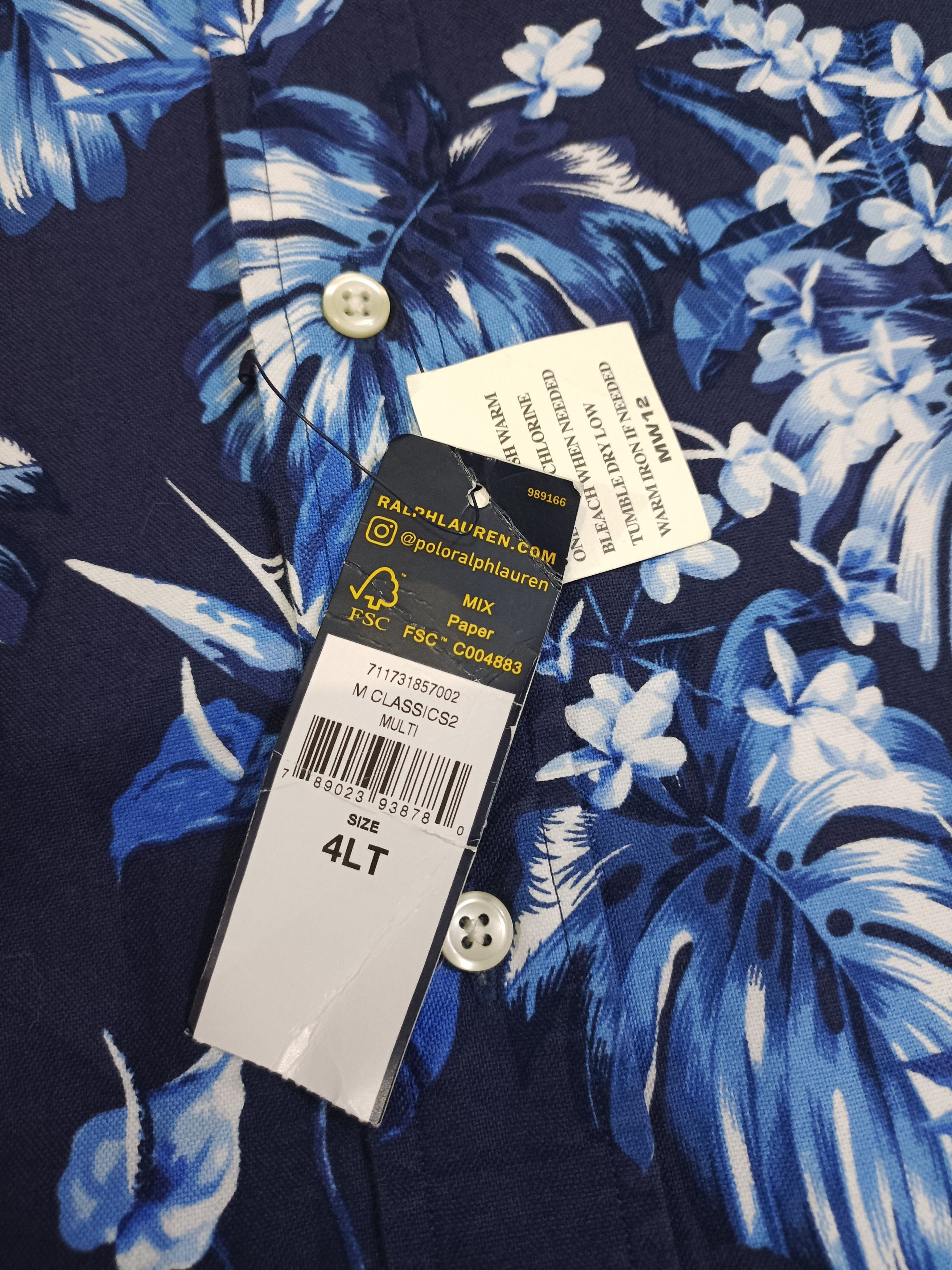 Polo Ralph Lauren Polo Ralph Lauren Hawaiian Shirt Size US XXL / EU 58 / 5 - 5 Thumbnail