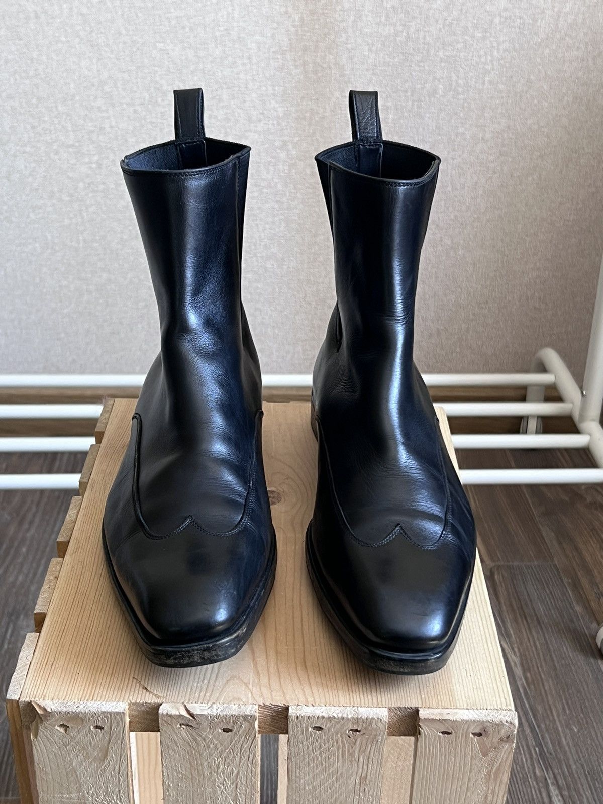 Gucci Gucci Leather Black Chelsea Boots size us 7.5 Size US 7.5 / EU 40-41 - 2 Thumbnail