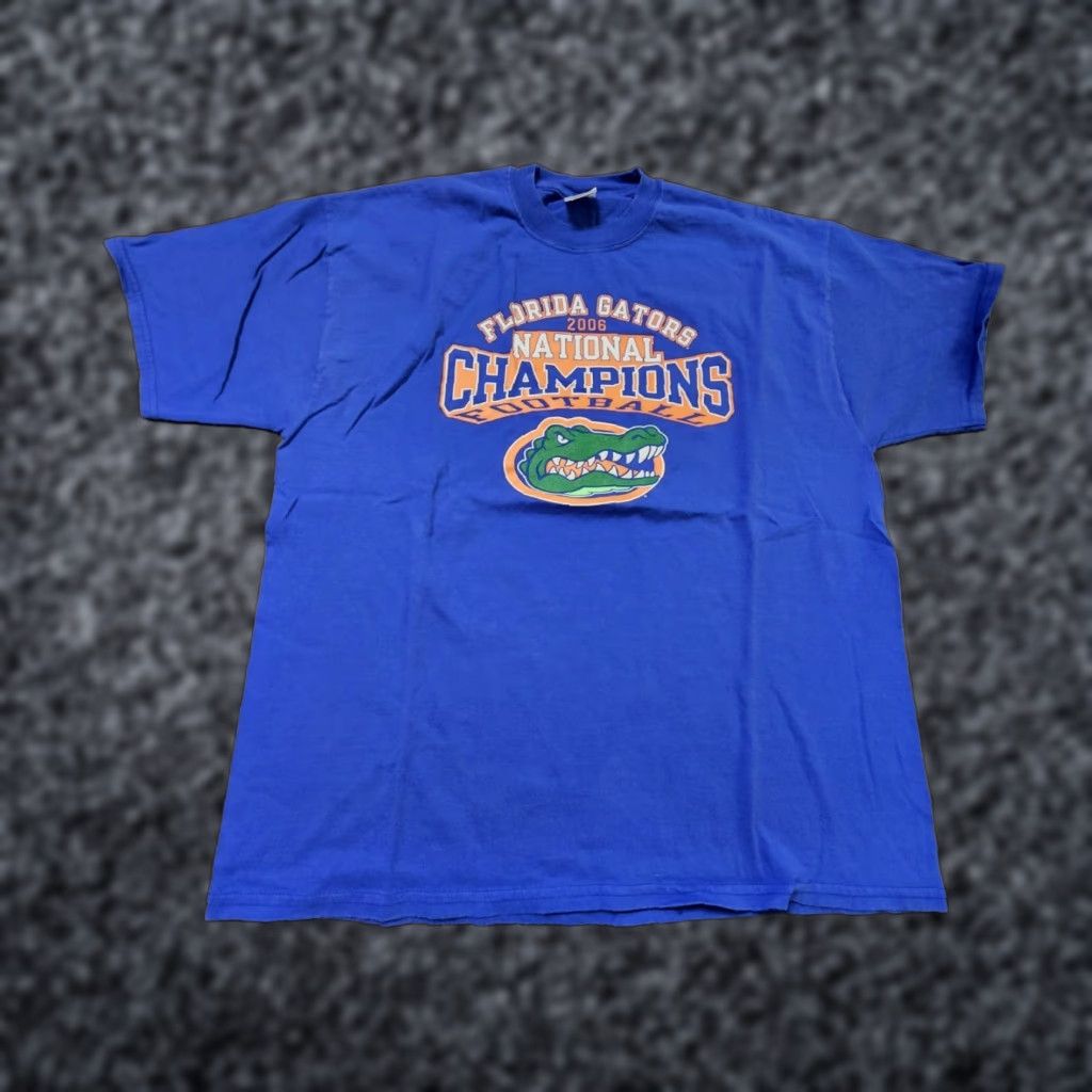 Jerzees Retro Mens XL 2006 University of Florida Gators National Champions T-Shirt Size US XL / EU 56 / 4 - 1 Thumbnail