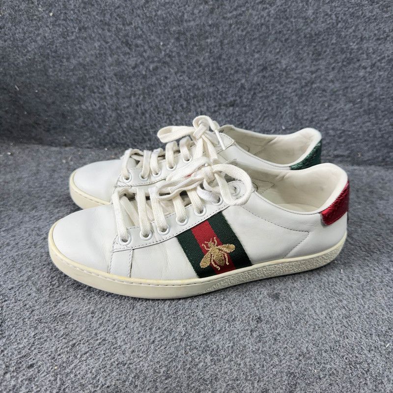 Gucci Gucci Ace Embroidered Fashion Sneakers 0079 Size US 5 / IT 35 - 1 Thumbnail