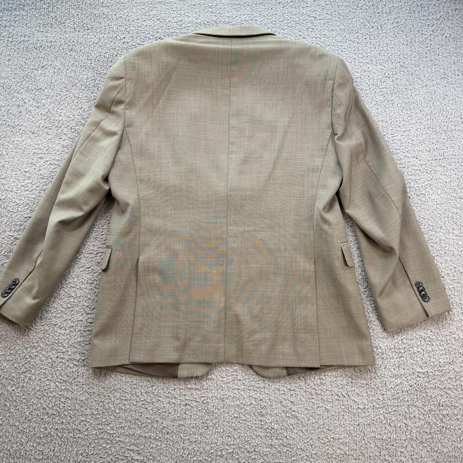 Tommy Hilfiger Tommy Hilfiger Tan Blazer Men 40R Classic Fit Sport Coat Size 40R - 2 Thumbnail