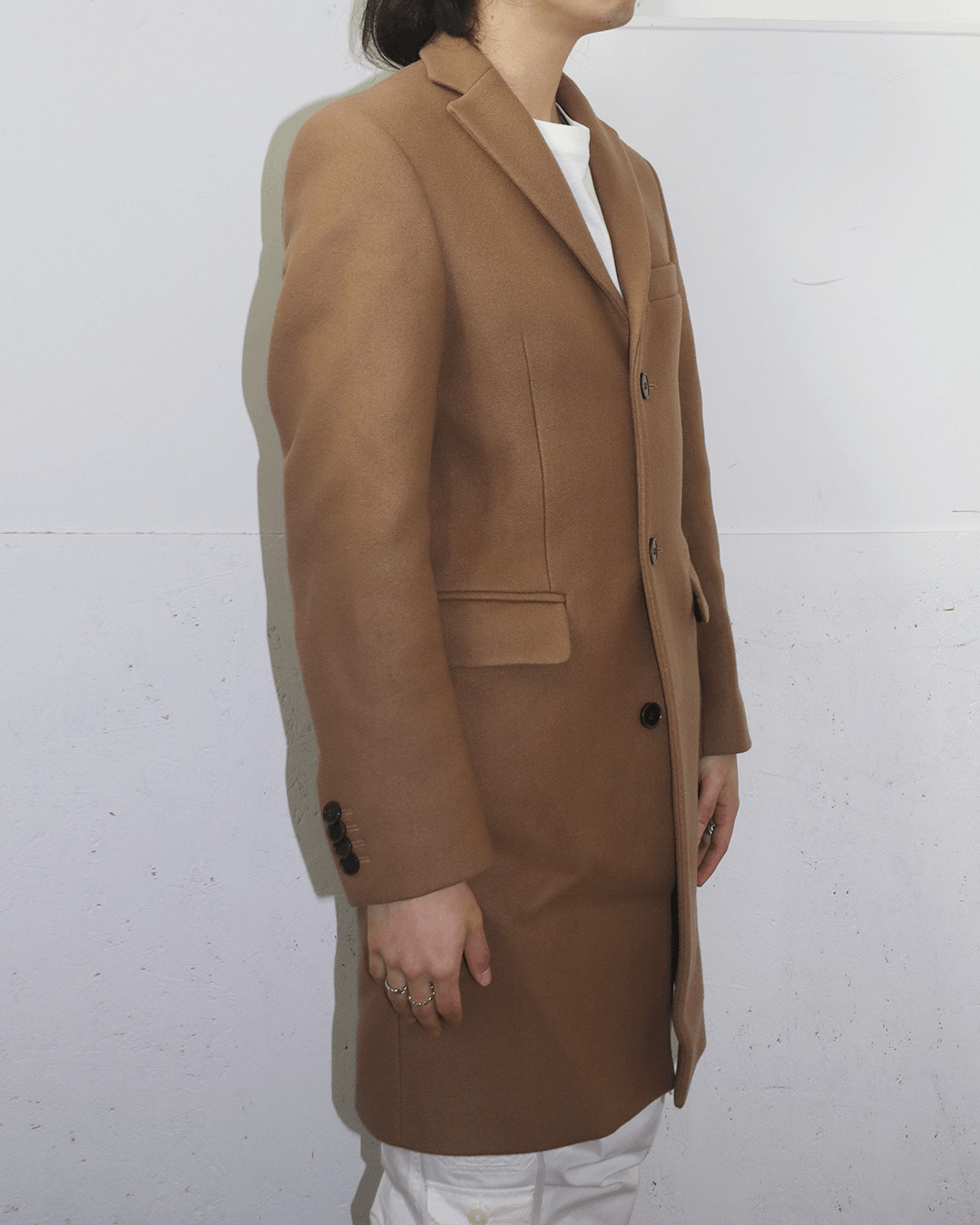 Acne Studios Acne Studios Single-Breasted Wool Coat Camel Size US S / EU 44-46 / 1 - 3 Thumbnail