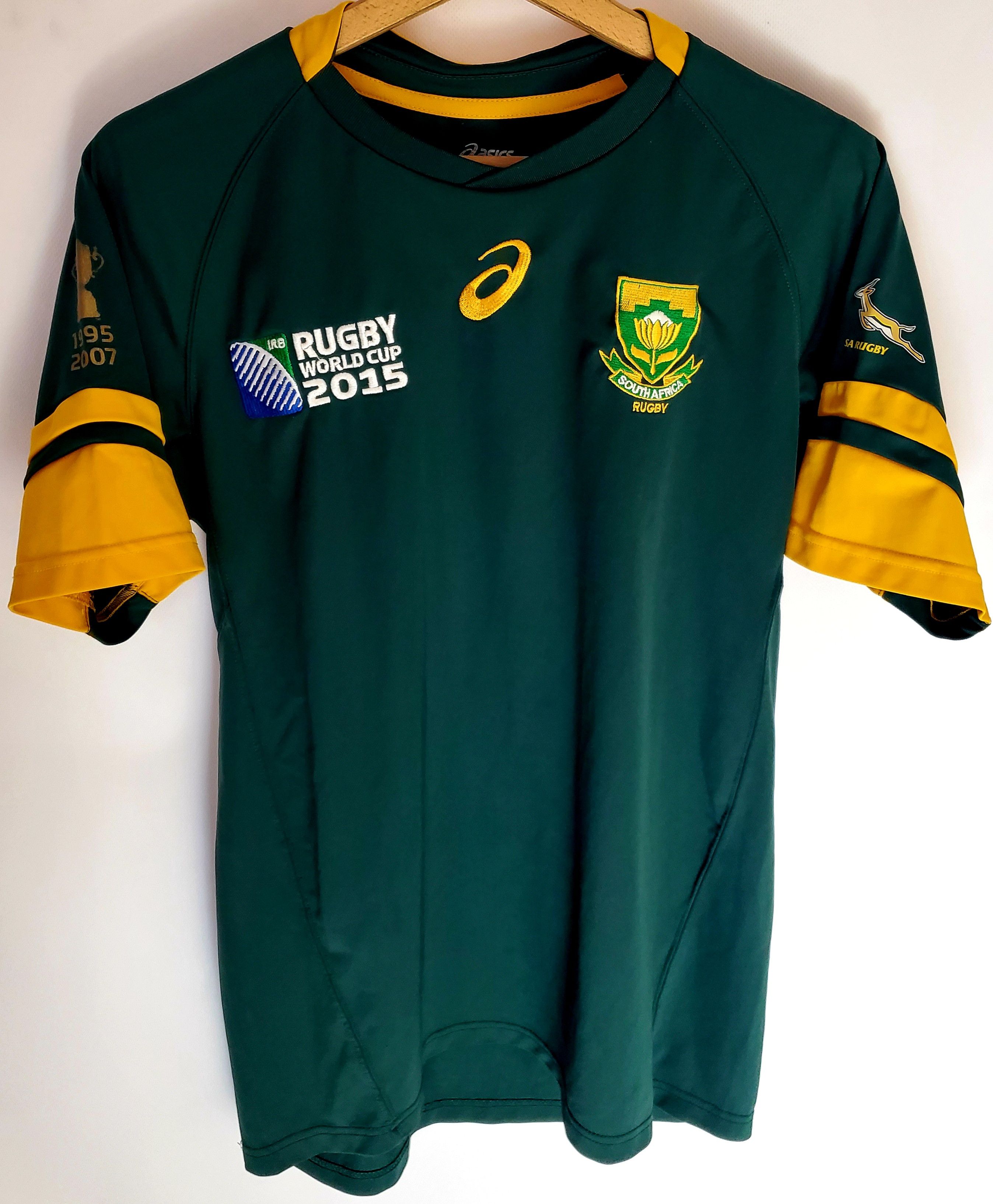 Asics × Vintage Asics South Africa Rugby World Cup Jersey size M Size US M / EU 48-50 / 2 - 1 Thumbnail