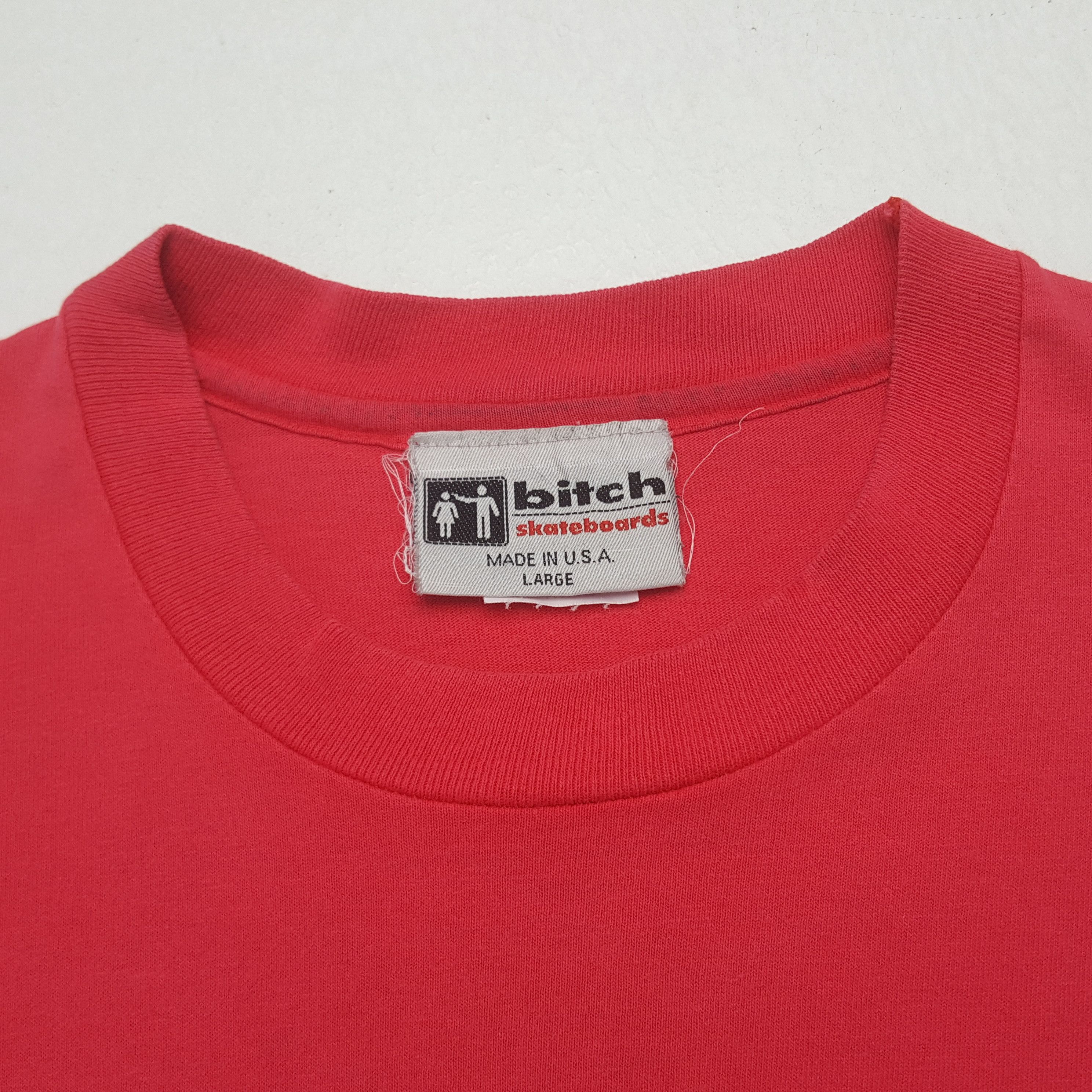 Vintage Vintage Bitch Skateboard USA Tshirt RR11 Size US M / EU 48-50 / 2 - 4 Thumbnail