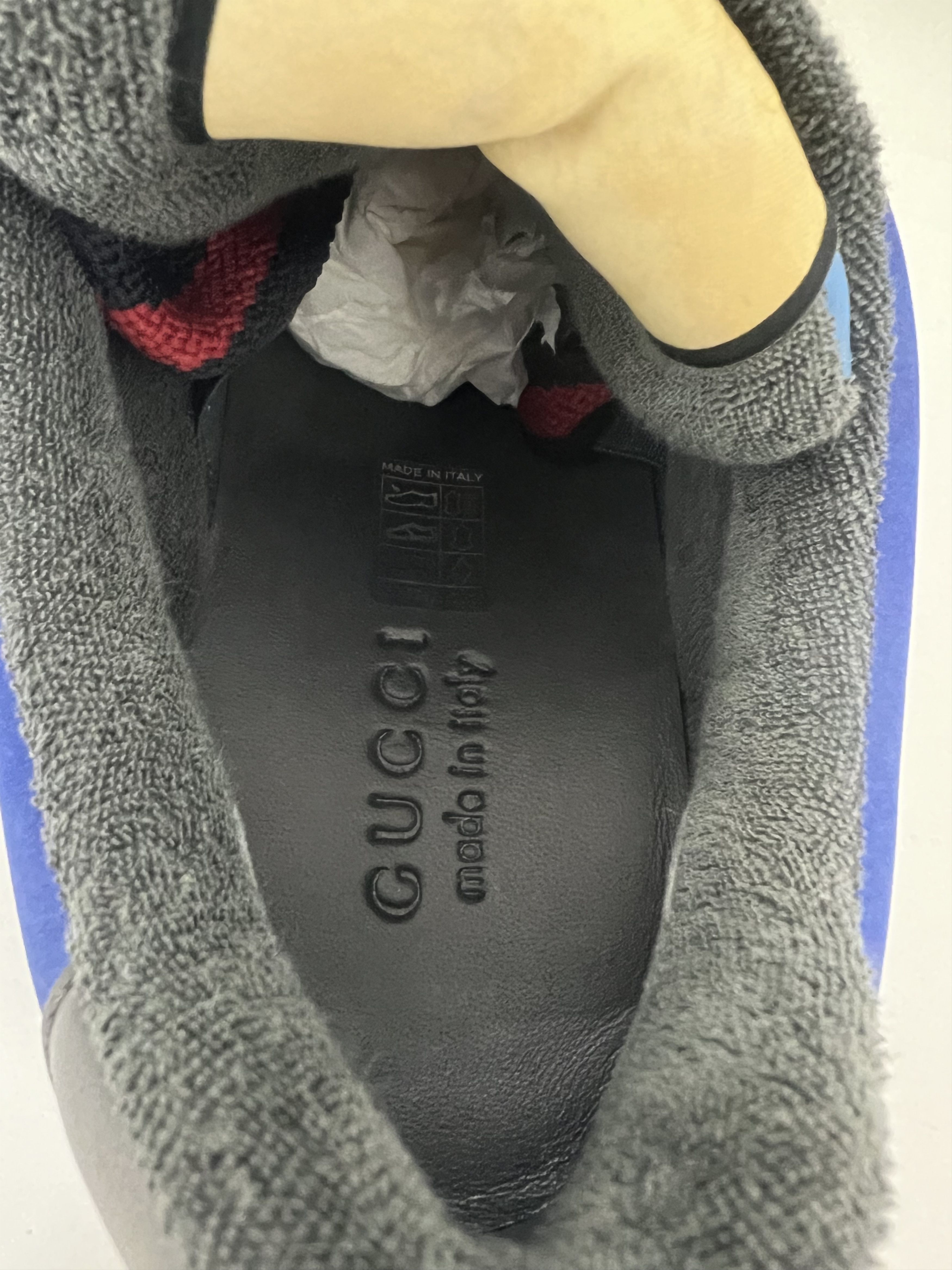 Gucci Gucci Screener Sneaker 'GG Monogram' - Imperial Blue Size 43 Size US 10 / EU 43 - 7 Thumbnail