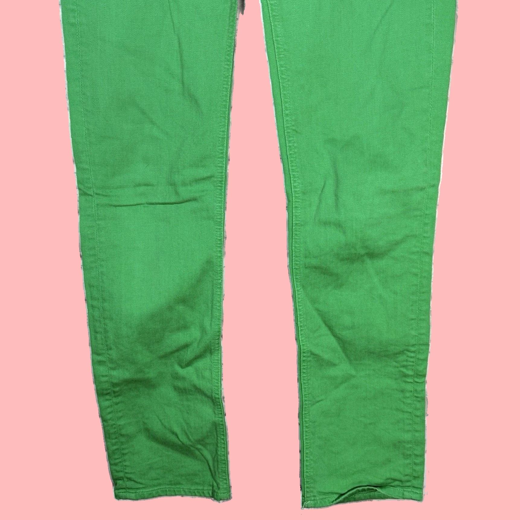 J.Crew J.Crew Green Straight Jeans Womens Size 26 Regular Size 26" / US 2 / IT 38 - 3 Thumbnail