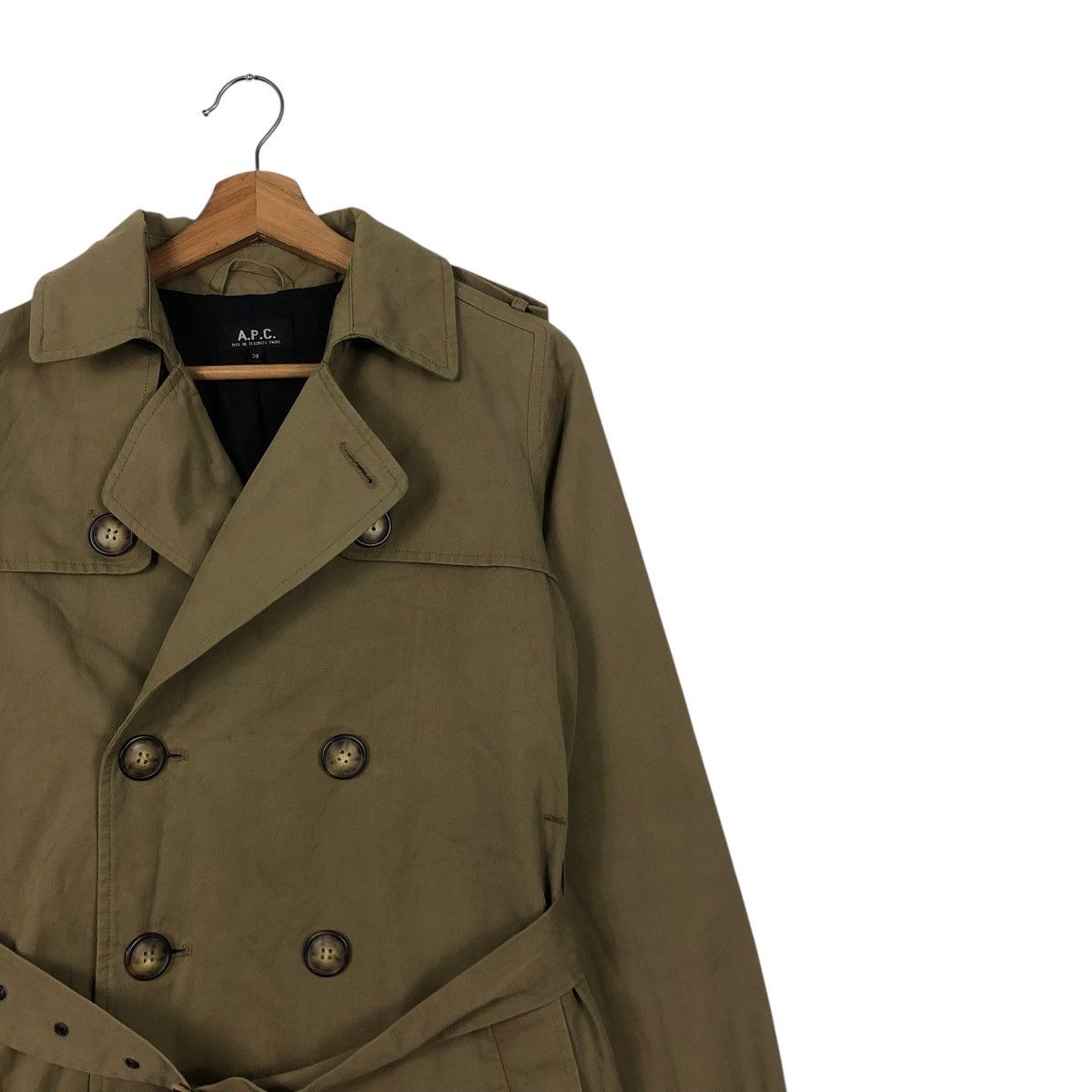 A.P.C. 🔥RUNWAY LONG JACKET APC DOUBLE BREAST Size US S / EU 44-46 / 1 - 5 Thumbnail