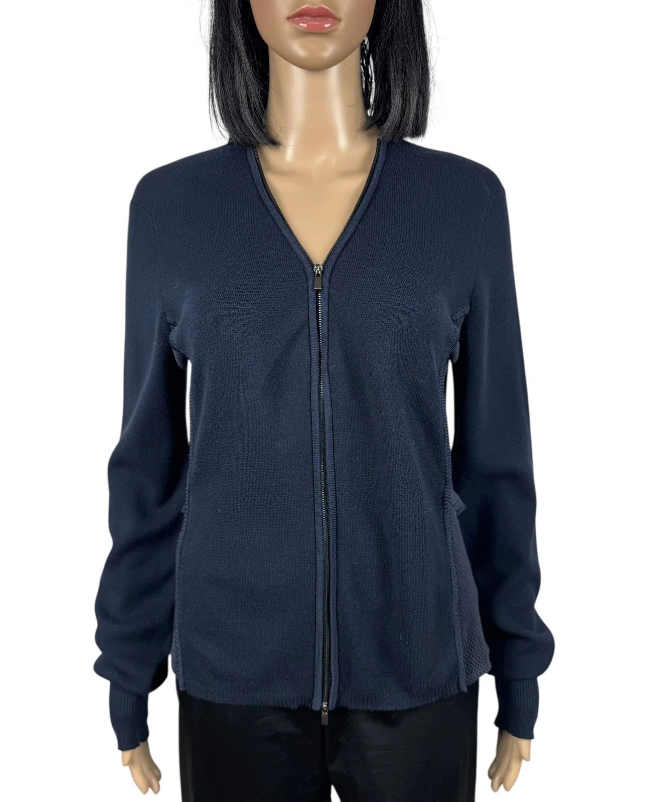 Weekend Max Mara Weekend Max Mara Viscose Nylon Full Zip Jumper size M Size M / US 6-8 / IT 42-44 - 2 Thumbnail