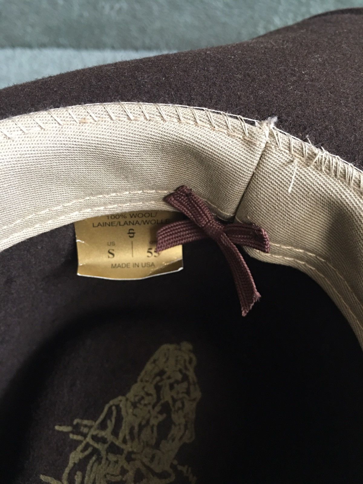 Stetson Stetson Vintage Keeline Brown Wool Cowboy Hat Size S/55 cm Size ONE SIZE - 13 Thumbnail