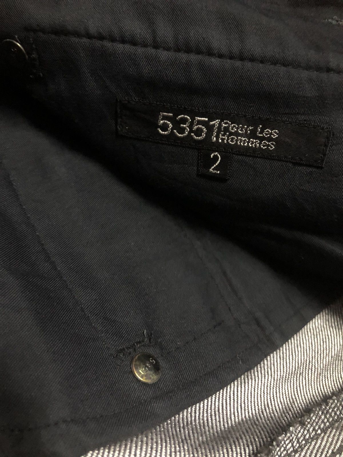 5351 POUR LES HOMMES × Designer VINTAGE 5351 POUR LES HOMMES DENIM JEANS Size US 30 / EU 46 - 14 Thumbnail