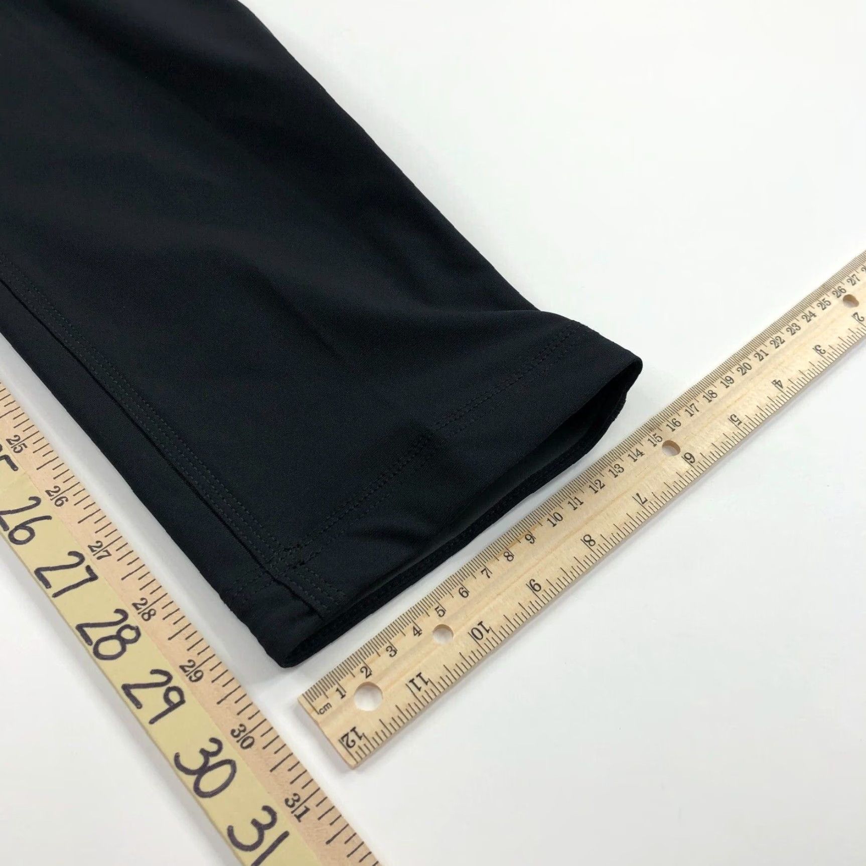Lululemon Lululemon City Sleek Pants Mid Rise Black MINT Regular 31 in W 30 in L Nylon Polyester Spandex Pockets Women Modern Casual Pants Size 32" / US 10 / IT 46 - 6 Thumbnail