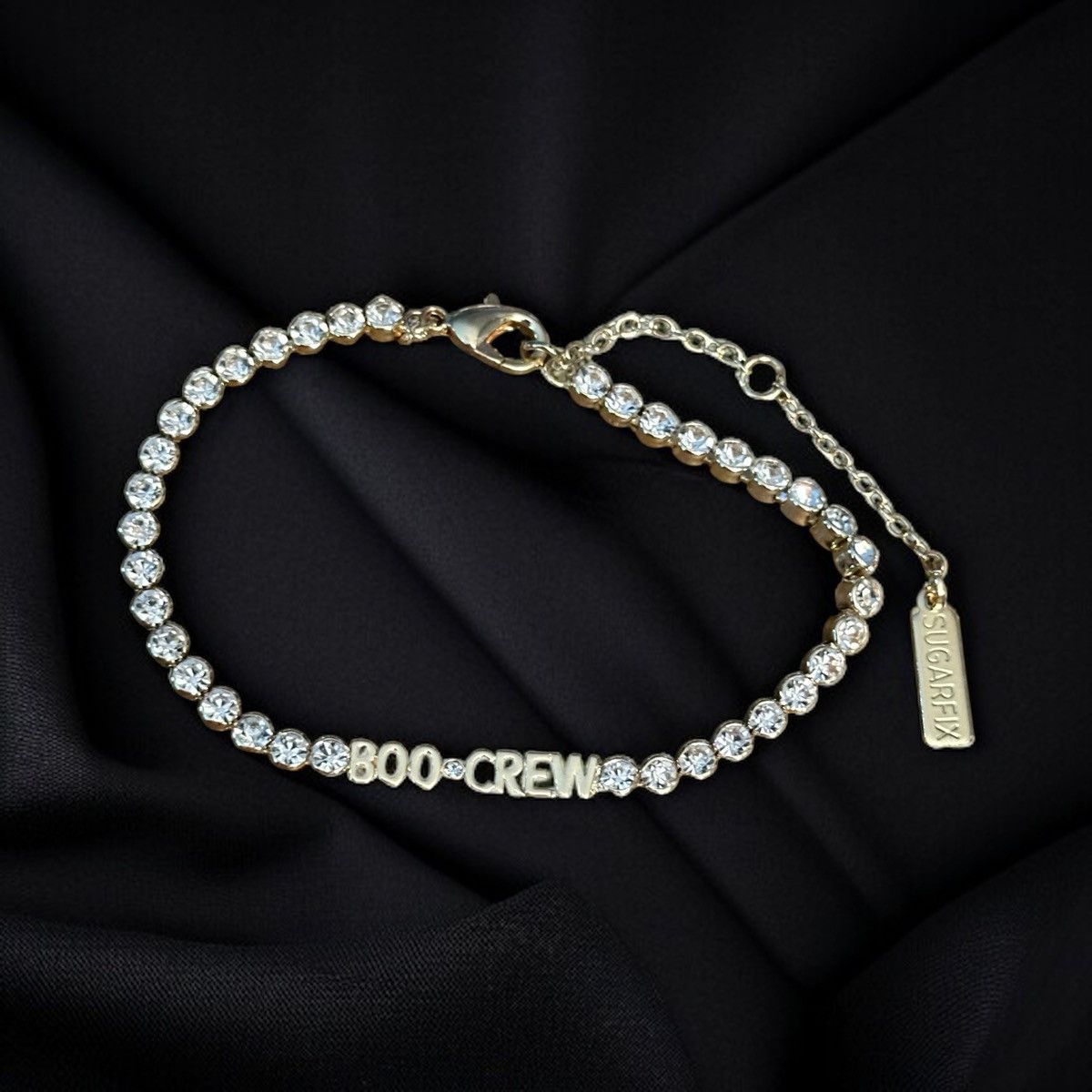 Other Sugar Fix by BaubleBar gold tone Boo Crew tennis bracelet Size ONE SIZE - 1 Thumbnail