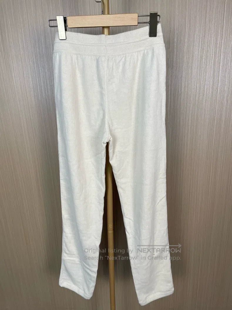 Loro Piana Loro Piana Beige Knit Pants Size 26" / US 2 / IT 38 - 2 Thumbnail