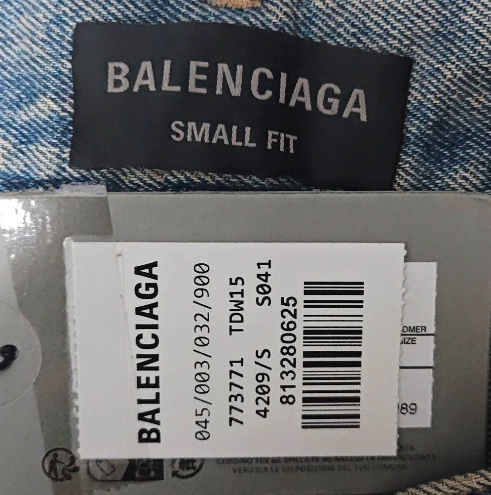Balenciaga Balenciaga 24ss patchwork backwear distressed 2412-Nextarrow Size US 30 / EU 46 - 4 Thumbnail