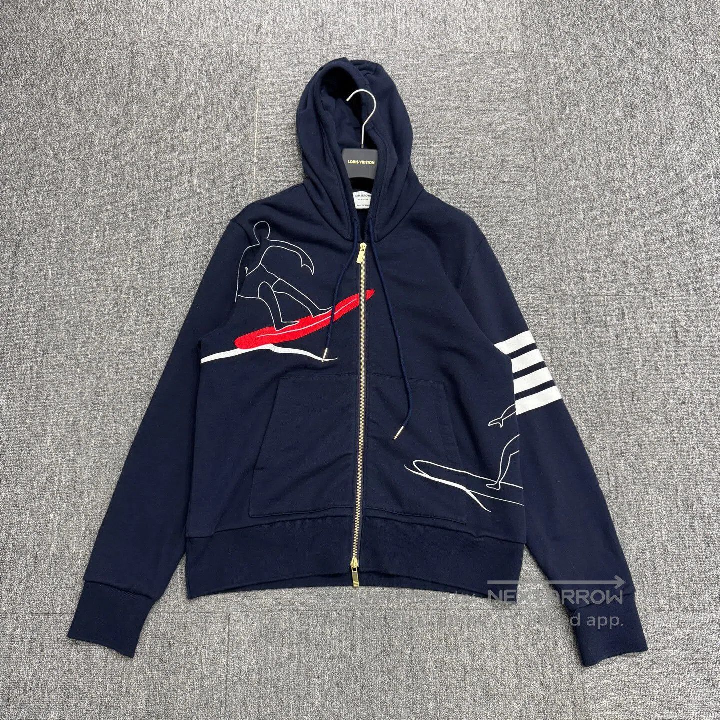 Thom Browne Thom Browne Surfing embroidery hoodie| Size US M / EU 48-50 / 2 - 1 Thumbnail