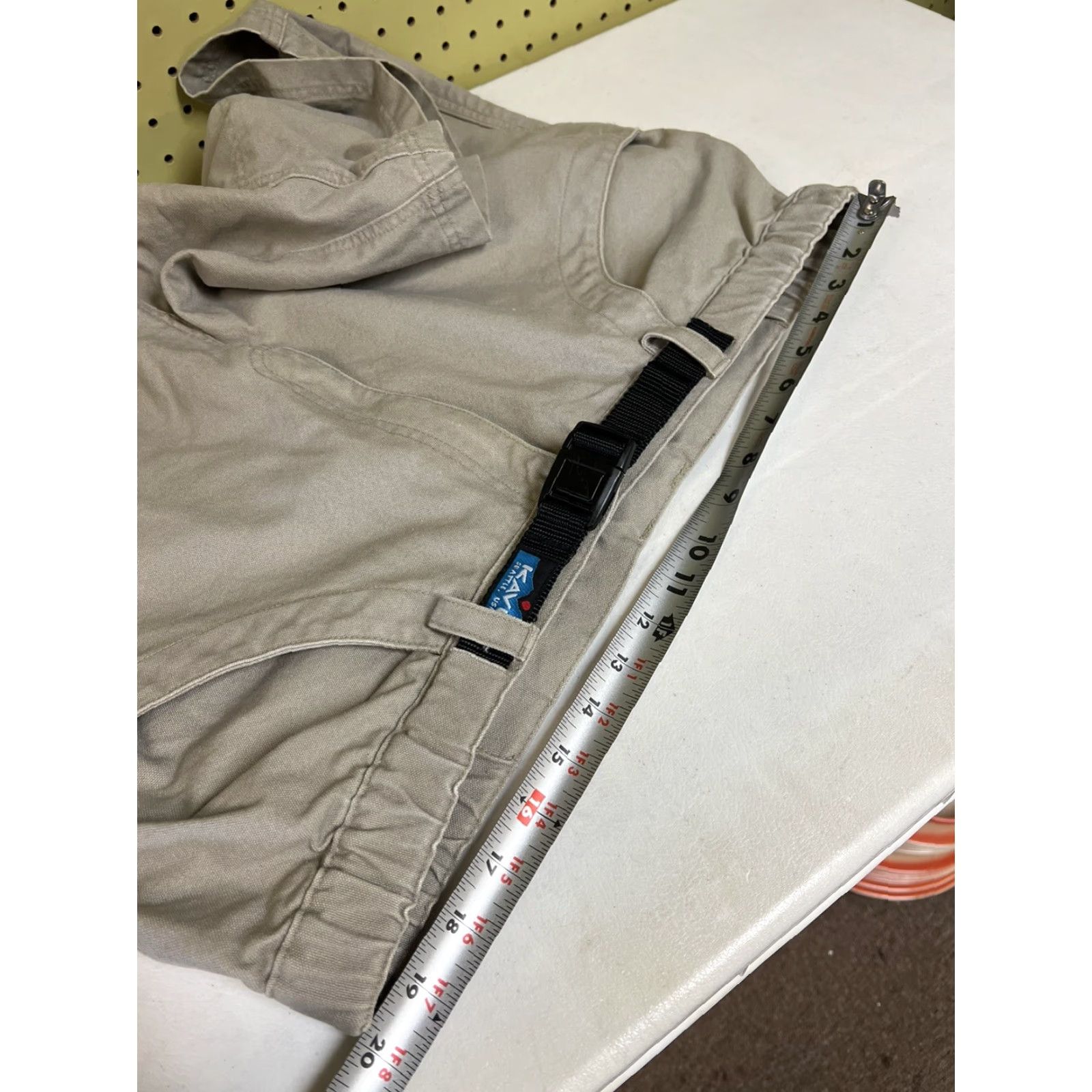 KAVU KAVU Stand Up Belted Belt Hiking Fishing Tan Shorts Mens XXL Fits 40x8 Canvas Size US 39 - 5 Thumbnail