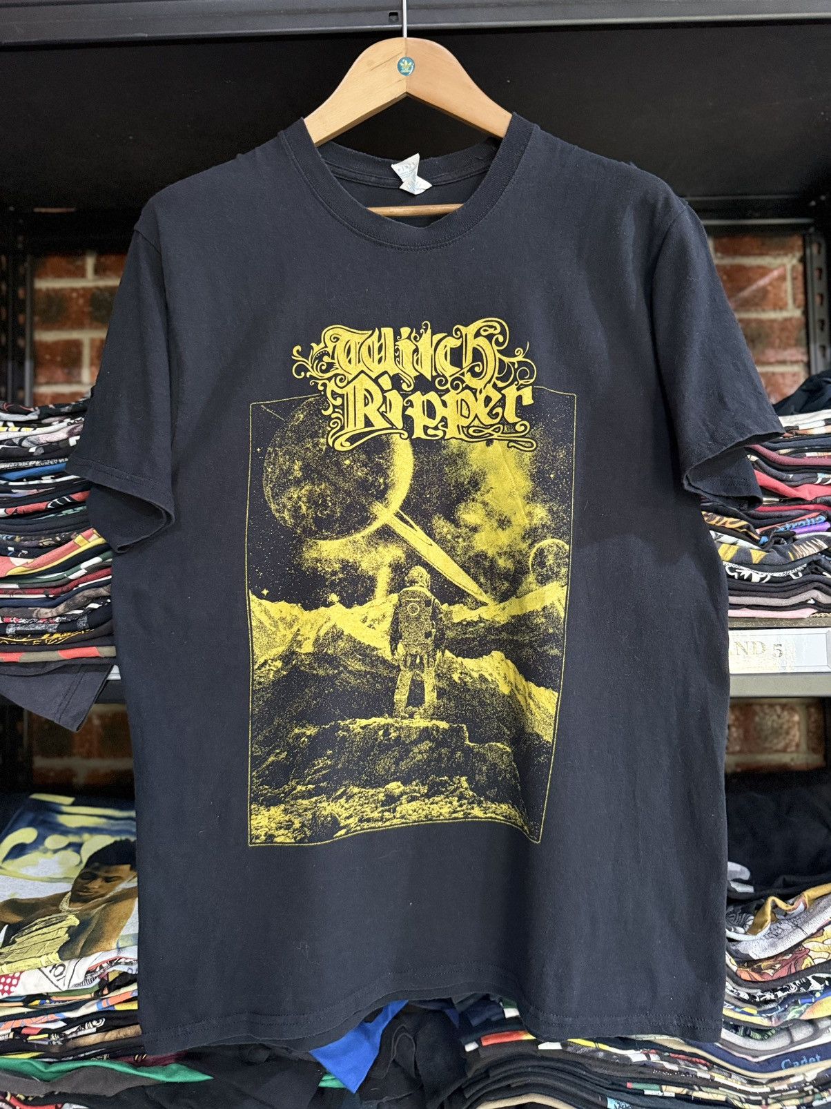 Band Tees Vintage Y2K Witch Ripper Black Metal Band Promo Faded Tee Size US L / EU 52-54 / 3 - 1 Thumbnail