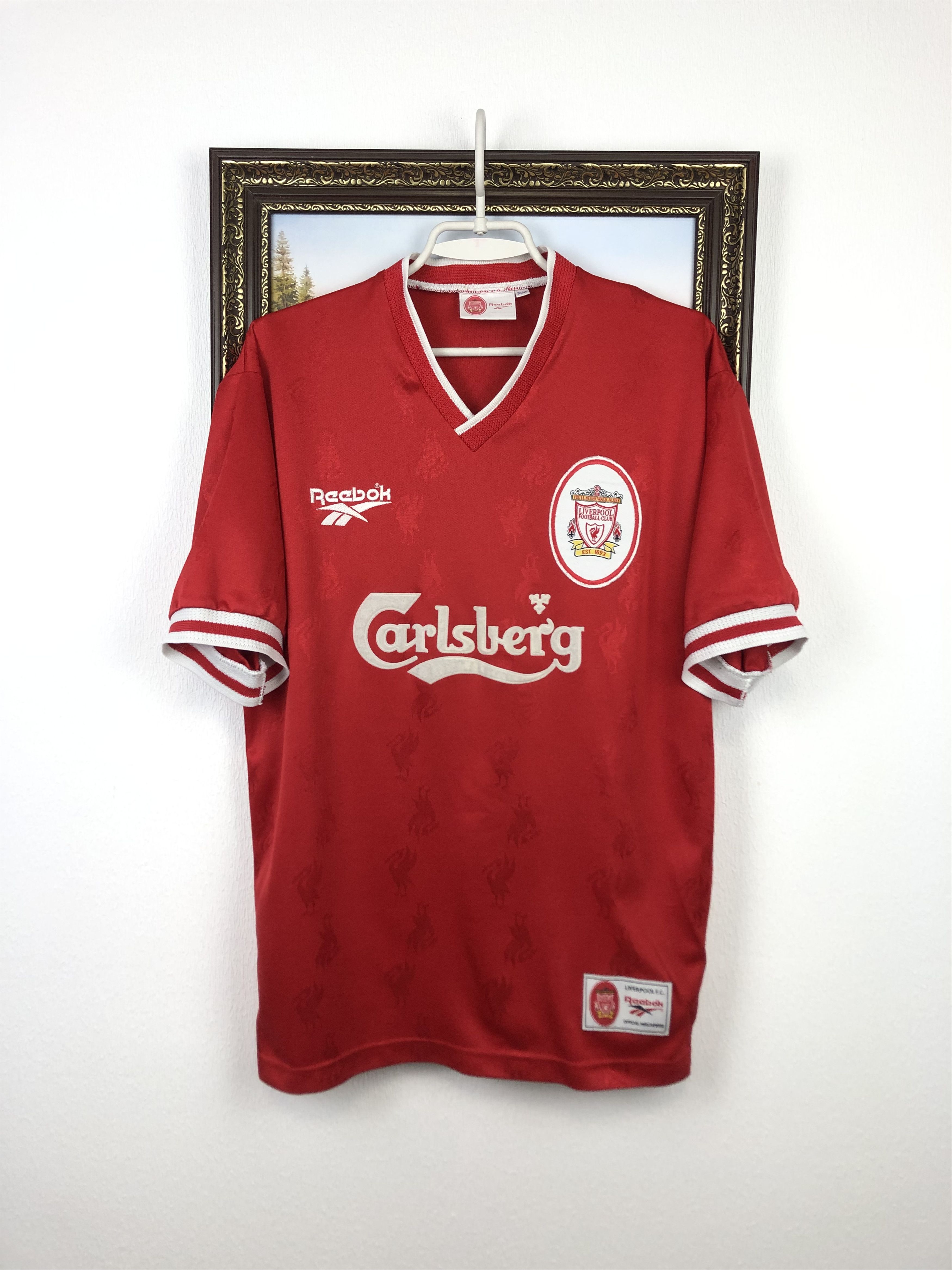 Reebok Liverpool Home football shirt 2002 Soccer Reebok Jersey