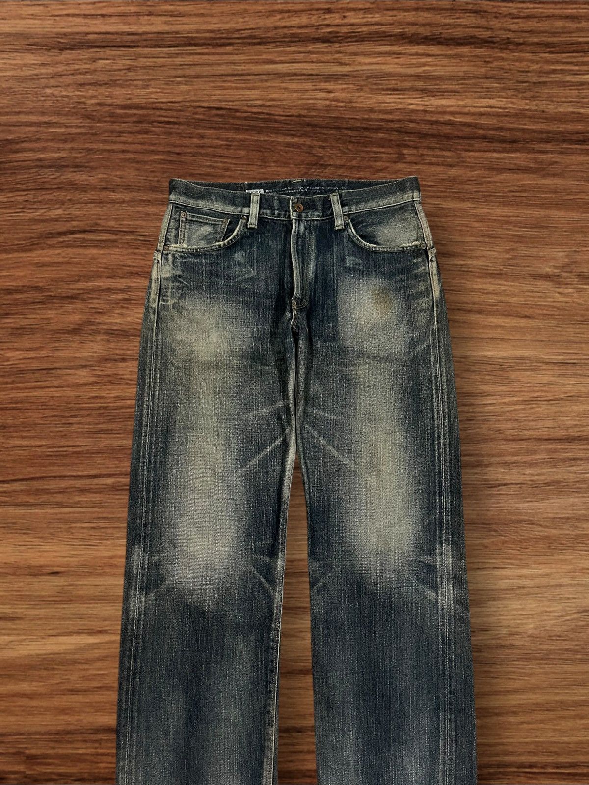 Edwin Edwin 505 “Mission” Series Wide Straight Leg Selvedge Jeans Size US 34 / EU 50 - 3 Thumbnail