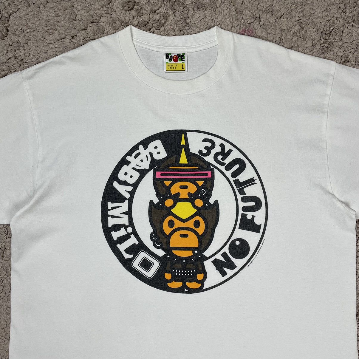 Bape Vintage Bape Baby Milo x No Future T-shirt Size US L / EU 52-54 / 3 - 5 Thumbnail