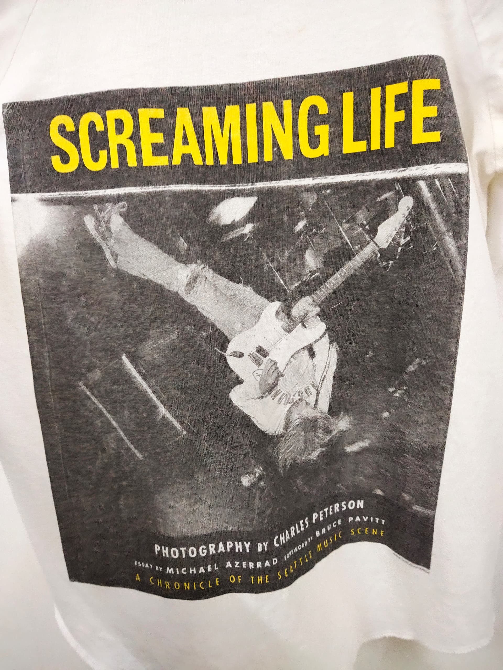 Nirvana Charles Peterson For NIRVANA kurt Cobain screaming live tee Size US S / EU 44-46 / 1 - 3 Thumbnail