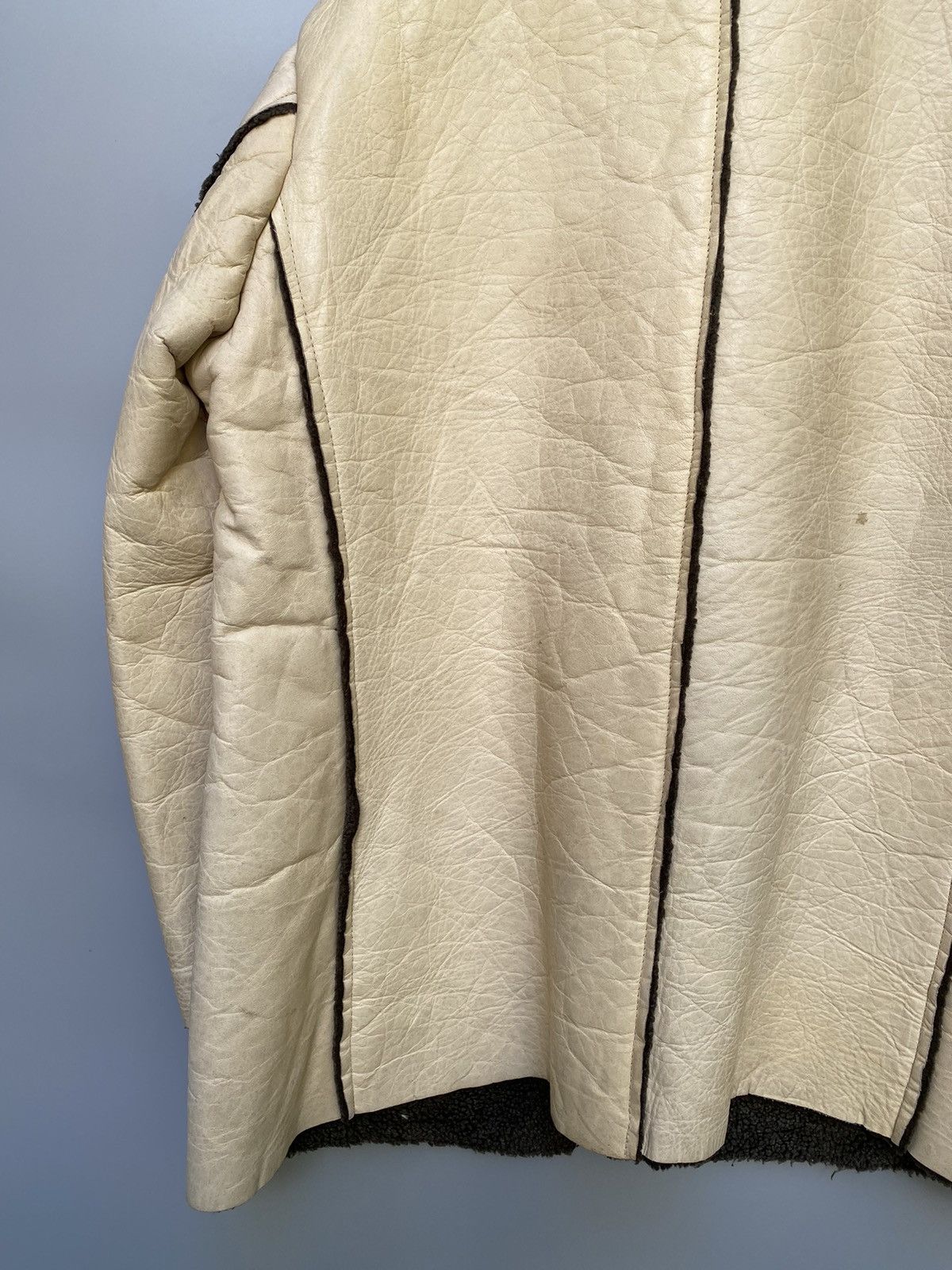 20471120 × Hysteric Glamour × Japanese Brand Archive 291295 Homme Shearling Leather Jacket Size US M / EU 48-50 / 2 - 6 Thumbnail