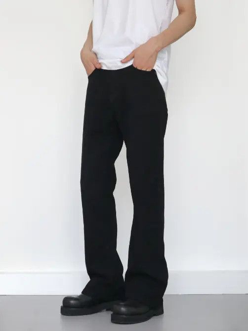 VIBE Retro black men's versatile straight casual flared jeans Size US 32 / EU 48 - 7 Thumbnail