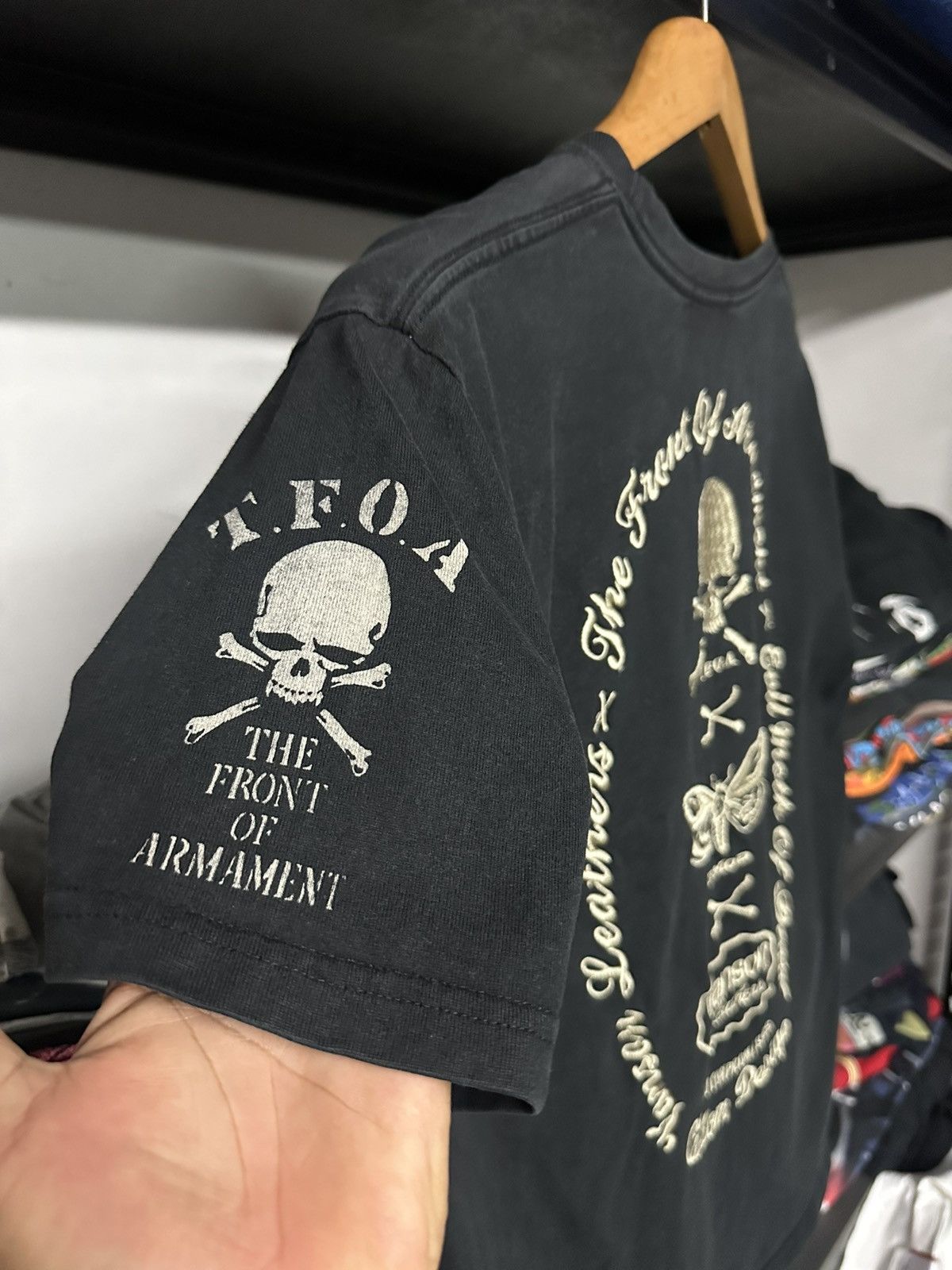 Japanese Brand × Vanson Leathers × Vintage Vintage Vanson Leather Skulls Embroidery Logo Faded Tee Size US M / EU 48-50 / 2 - 5 Thumbnail