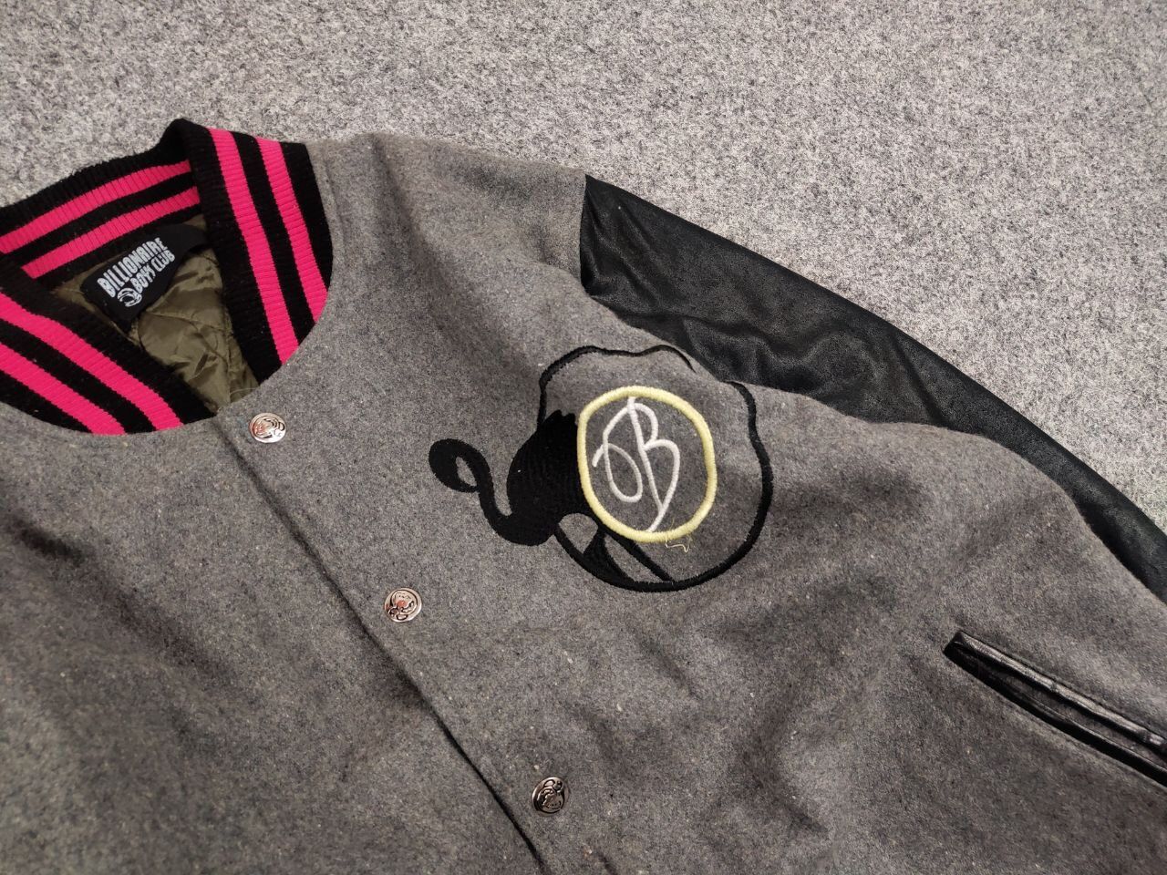 Japanese Brand Vintage Billionaire Boys Club Logo Varsity Bomber Jacket Size L / US 10 / IT 46 - 12 Thumbnail
