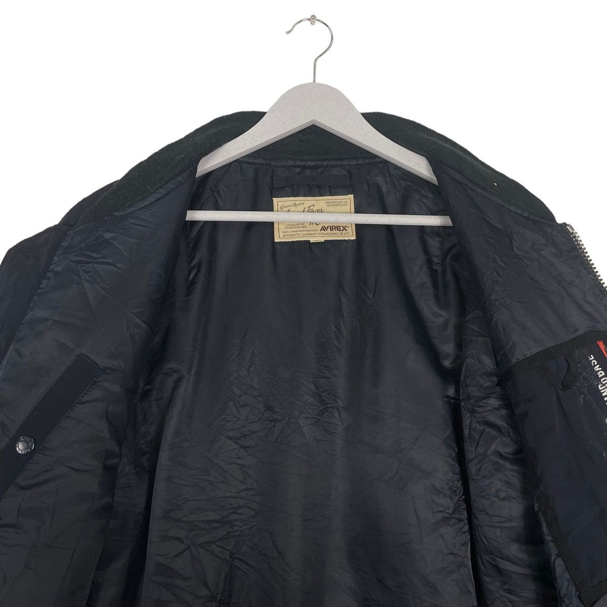 Avirex 💥AVIREX US FORCE FULL PATCH RIOT BOMBER Size US XL / EU 56 / 4 - 11 Thumbnail