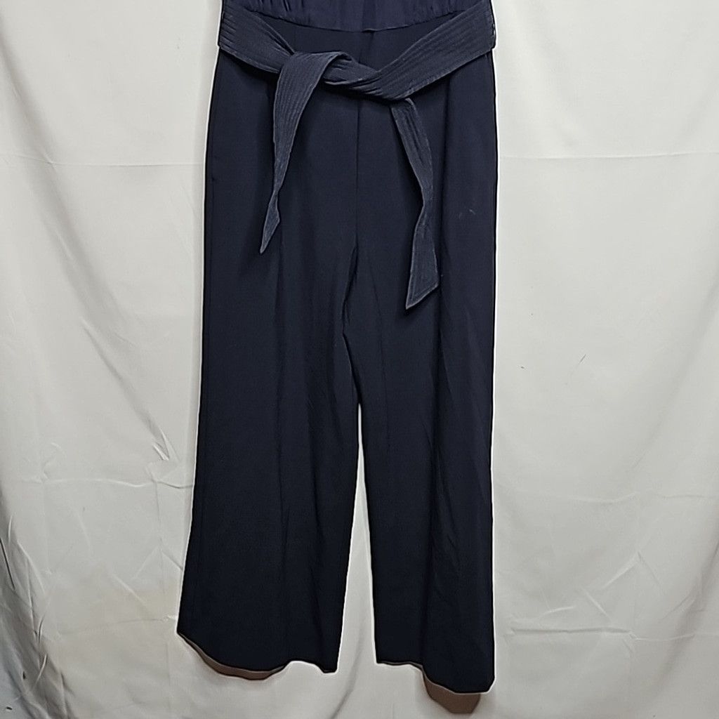 Rebecca Taylor Rebecca Taylor Tailored ruffle neckline wide leg romper 8 Size 30" / US 8 / IT 44 - 2 Thumbnail