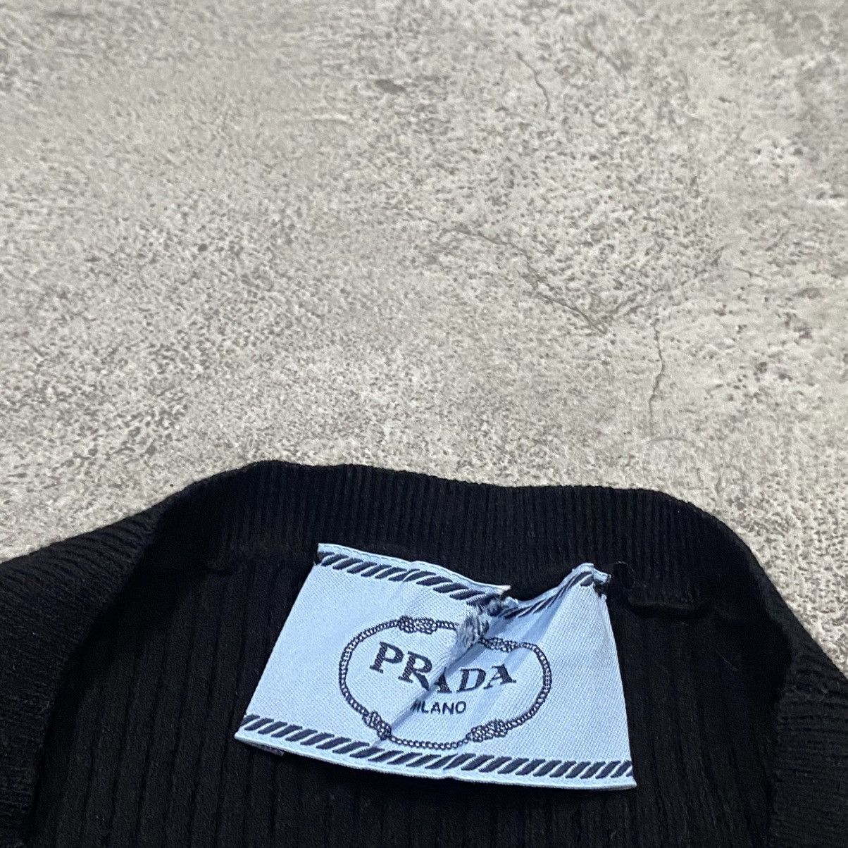Prada Prada Black Knit Rib Sweater Size XS / US 0-2 / IT 36-38 - 5 Thumbnail