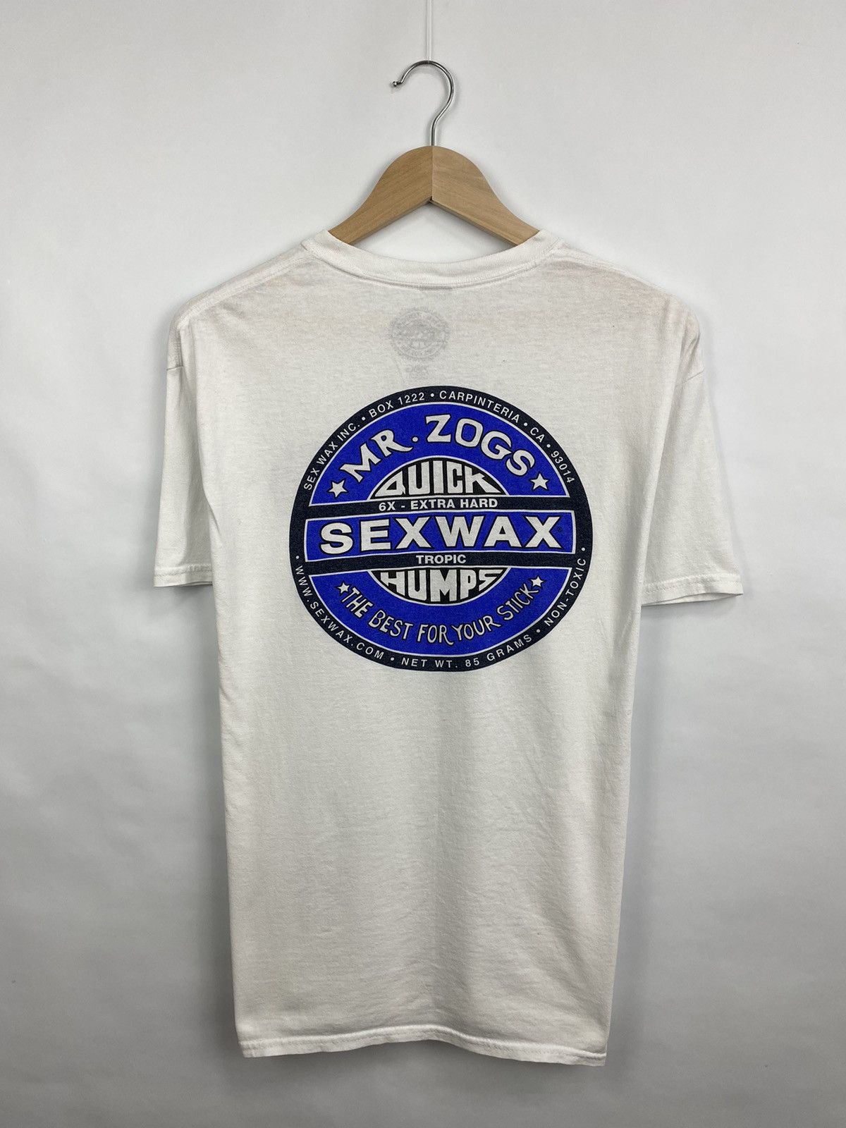 Vintage 🇺🇸 Vintage 90S Mr Zogs SEX WAX Surfboards Skate T shirt Size US L / EU 52-54 / 3 - 2 Thumbnail