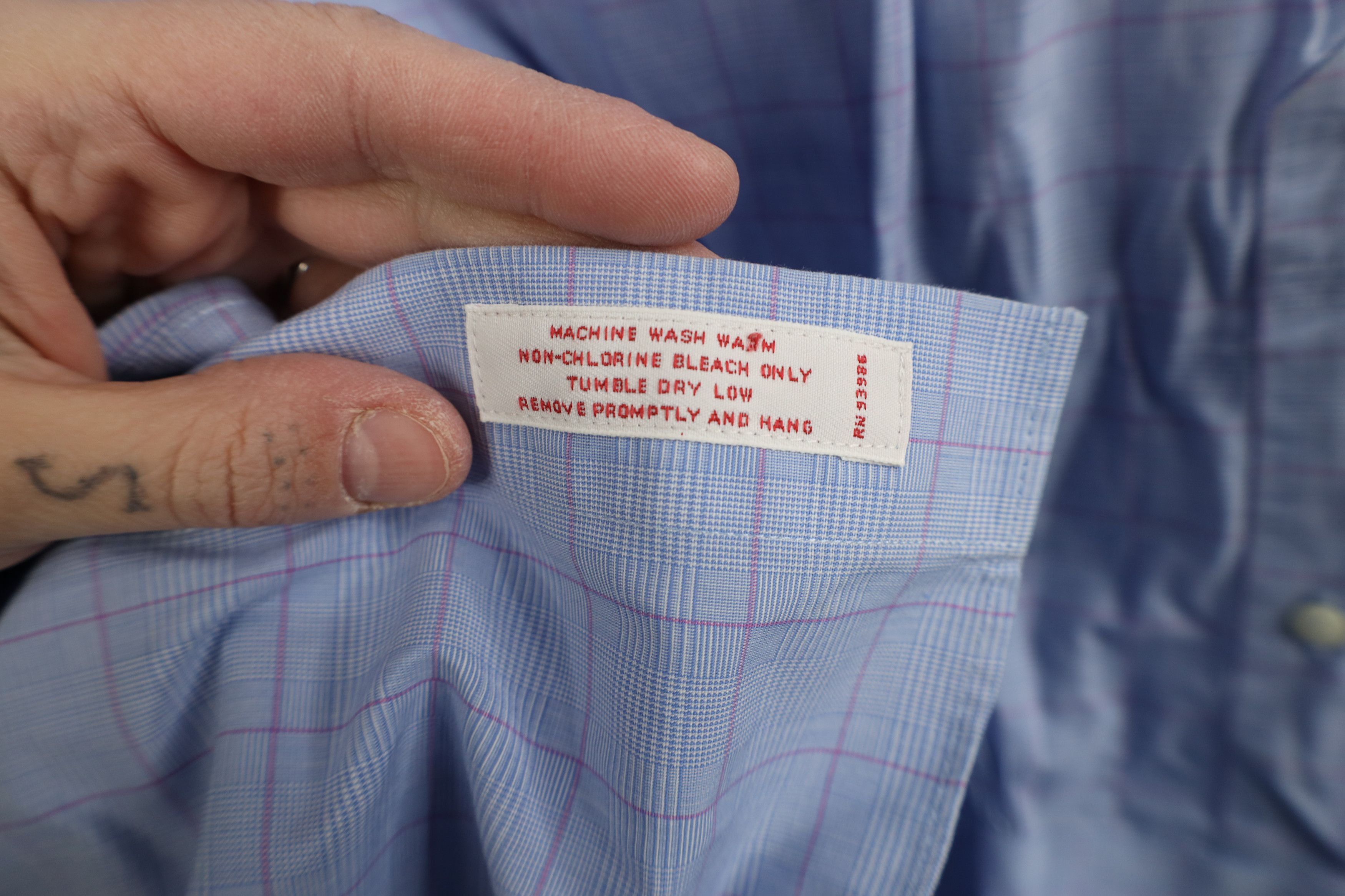 Brooks Brothers Vintage 90s Brooks Brothers Cotton Button Down Shirt OCBD Size US M / EU 48-50 / 2 - 8 Thumbnail