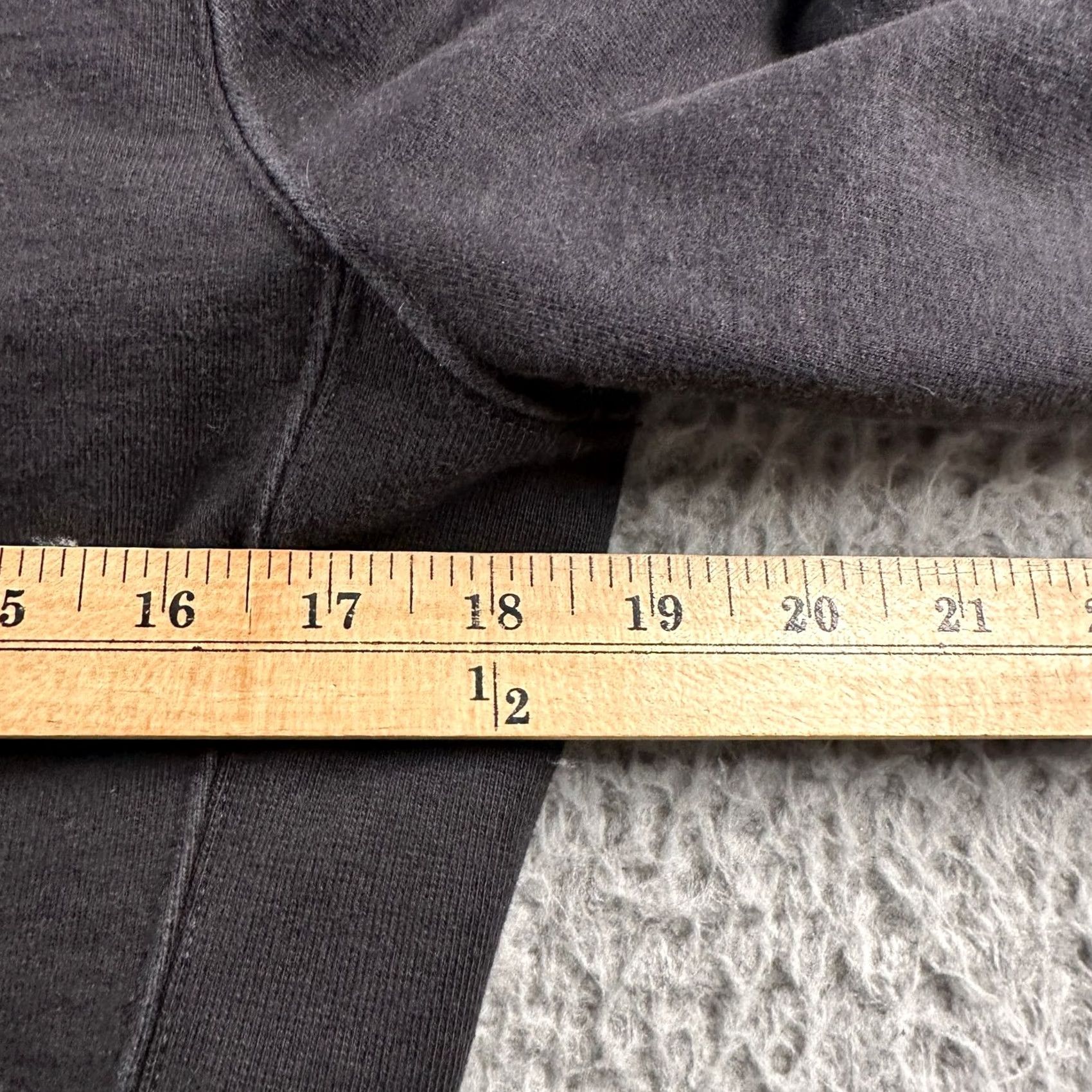 Vintage VINTAGE American Giant Jacket Womens M Black Full Zip Cotton Sweatshirt Heavyweight Size M / US 6-8 / IT 42-44 - 7 Thumbnail
