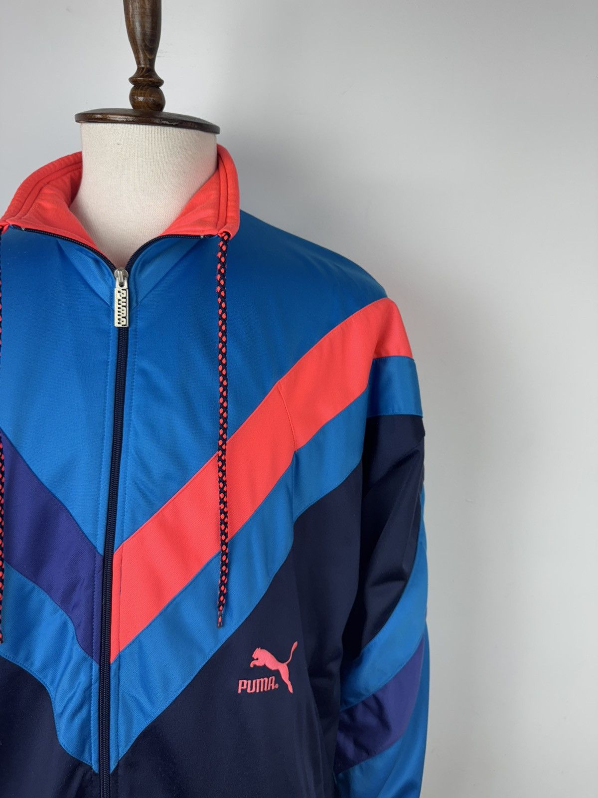 Puma × Vintage Men’s Vintage Puma Retro 90’ Track Top Jacket size 42 Size US L / EU 52-54 / 3 - 2 Thumbnail