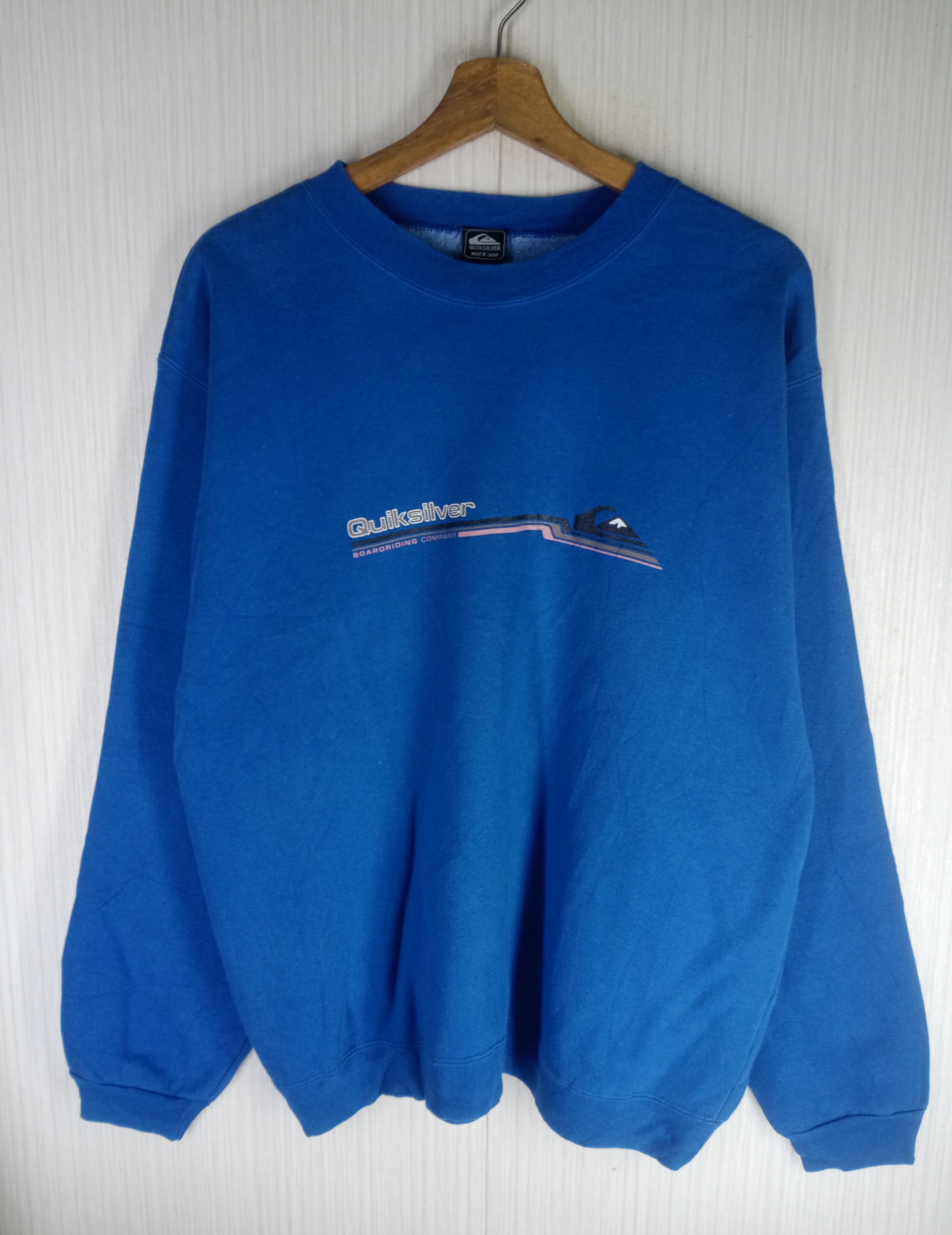 Quiksilver Rare Vintage Quicksilver Boardriding Company Sweatshirt Size US L / EU 52-54 / 3 - 1 Thumbnail