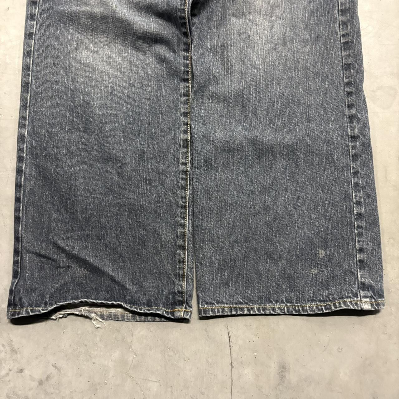 Vintage Crazy Vintage Y2K/2000s Baggy Wideleg Dark Wash Denim Jeans! Size US 38 / EU 54 - 3 Thumbnail