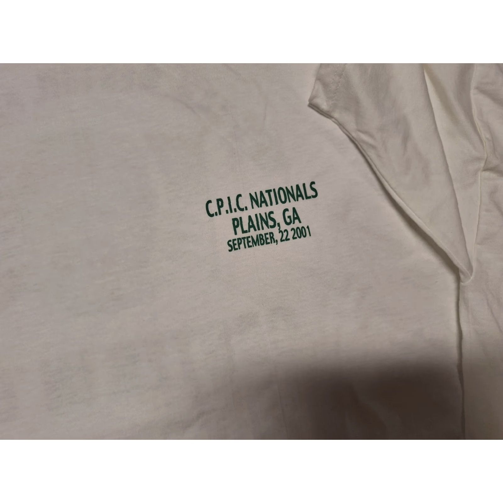 Jerzees VINTAGE President Jimmy Carter Shirt CPIC National Plains GA XL Lot(2) Size US XL / EU 56 / 4 - 3 Thumbnail