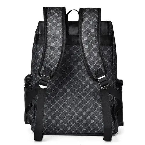 VIBE Streetwear faux leather waterproof backpack Size ONE SIZE - 3 Thumbnail