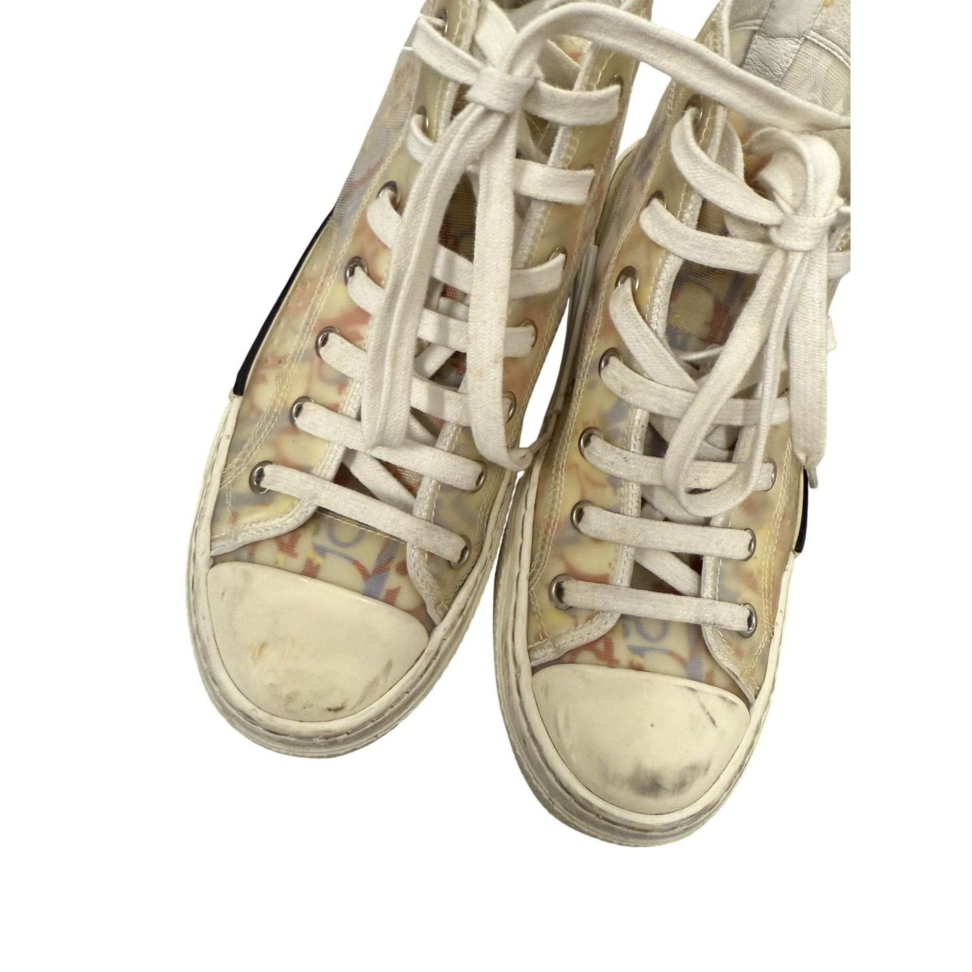 Dior Christian Dior High-Top Sneakers Womens Size 35 Multicolor C Size US 5 / IT 35 - 8 Thumbnail
